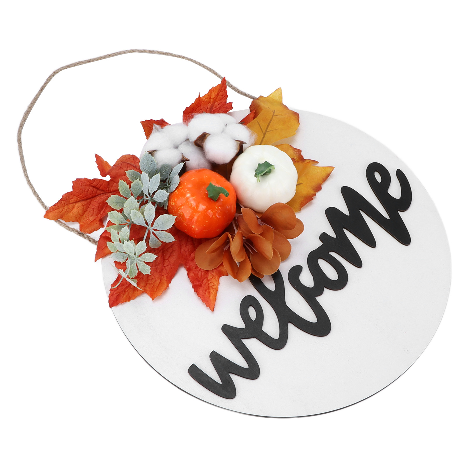 Halloween-türdekoration, Osteraktivität, Hängende Partydekoration, Gruselige Outdoor-atmosphäre (modell: Jr-6077) Ahornblatt-baumwolle
