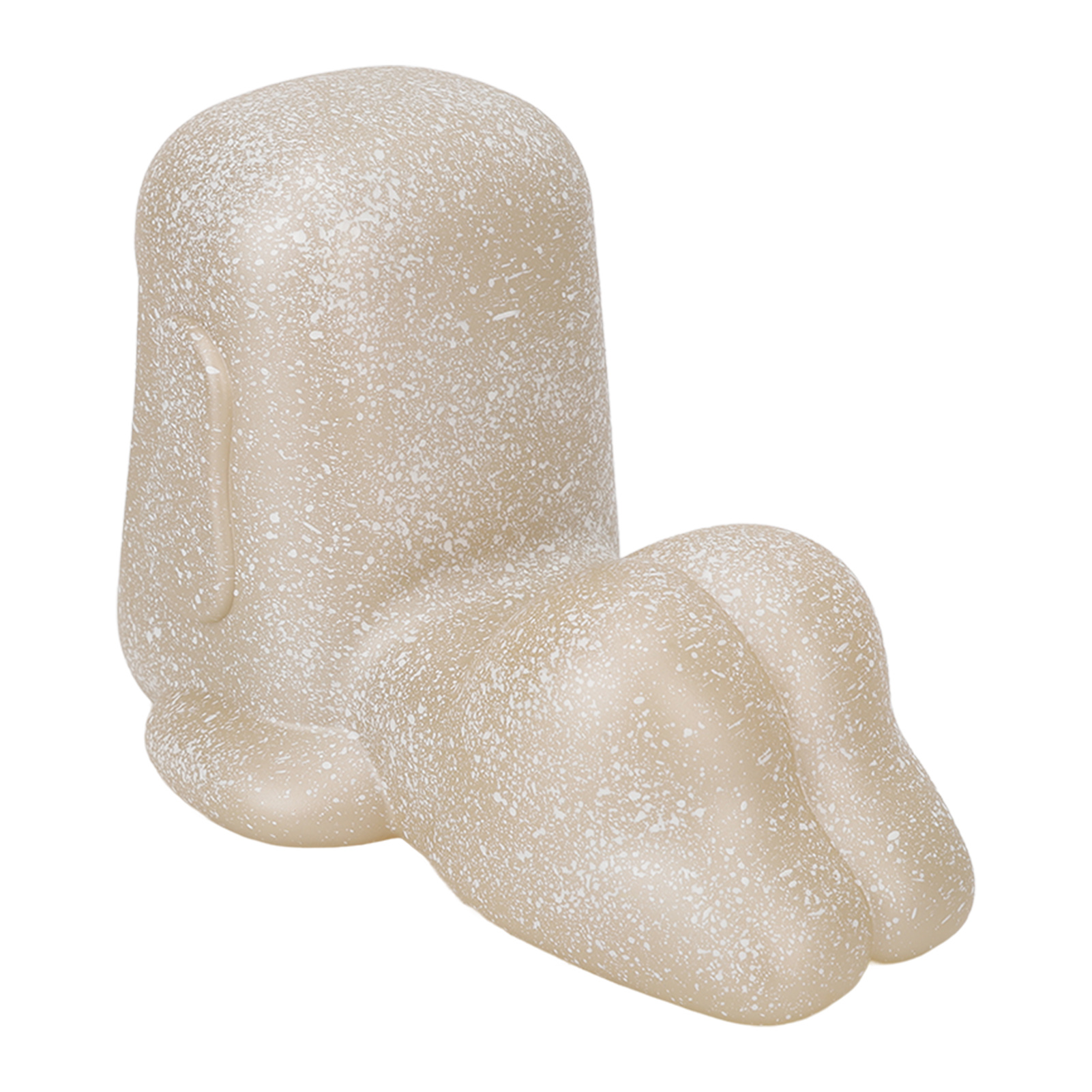 Moai-gesäß-nachtlicht, 7 Farben Wechselnd, Mit Handyhalterung, Retro-steinmann-statue, Cremeweiß (batterien Nicht Enthalten)