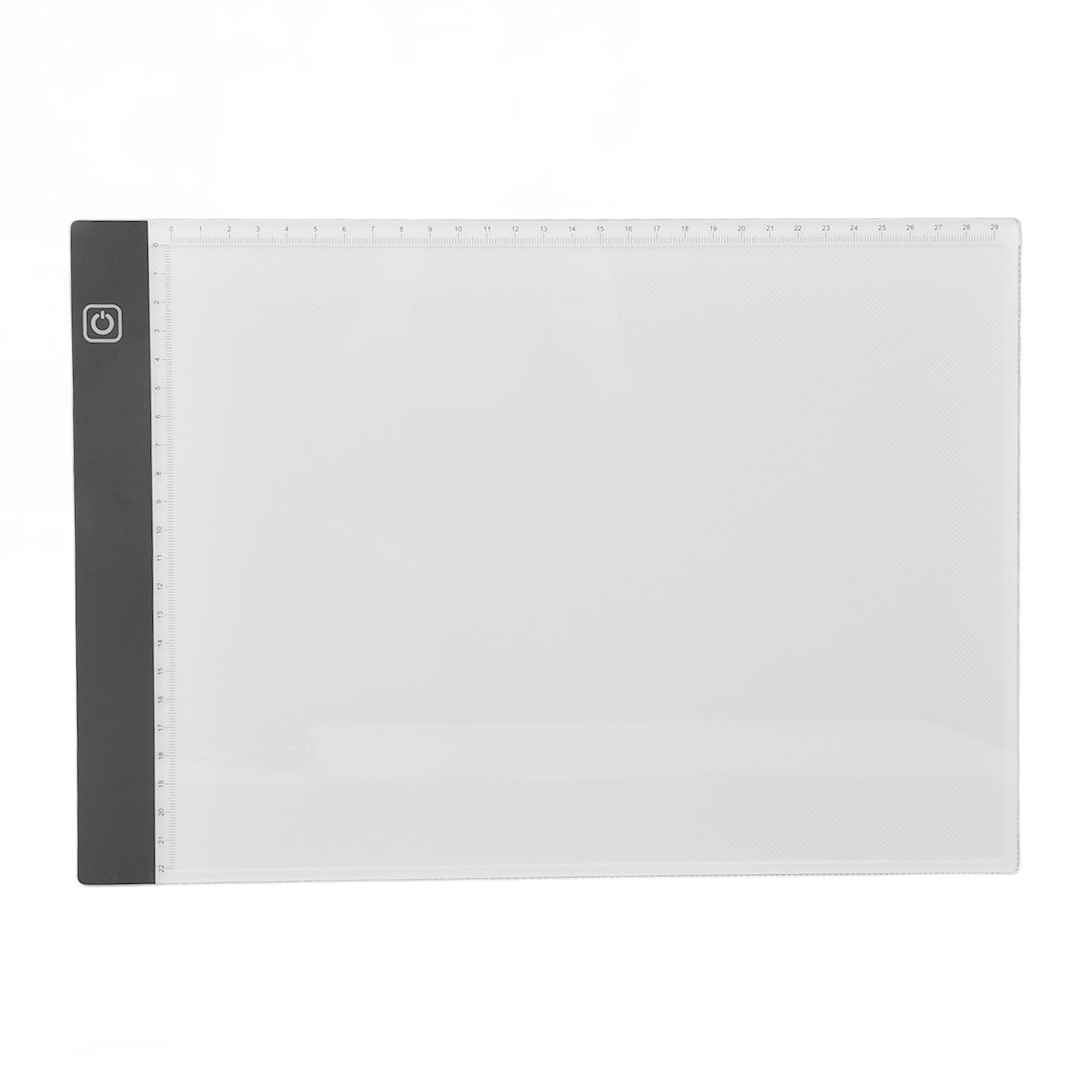 A4 Led-leuchttafel, Kopiertafel, Zeichenständer, Leuchttisch Mit Einstellbarer Intensität (3 Stufen) Mit Skala, 1,5 M Usb-kabel Inklusive.