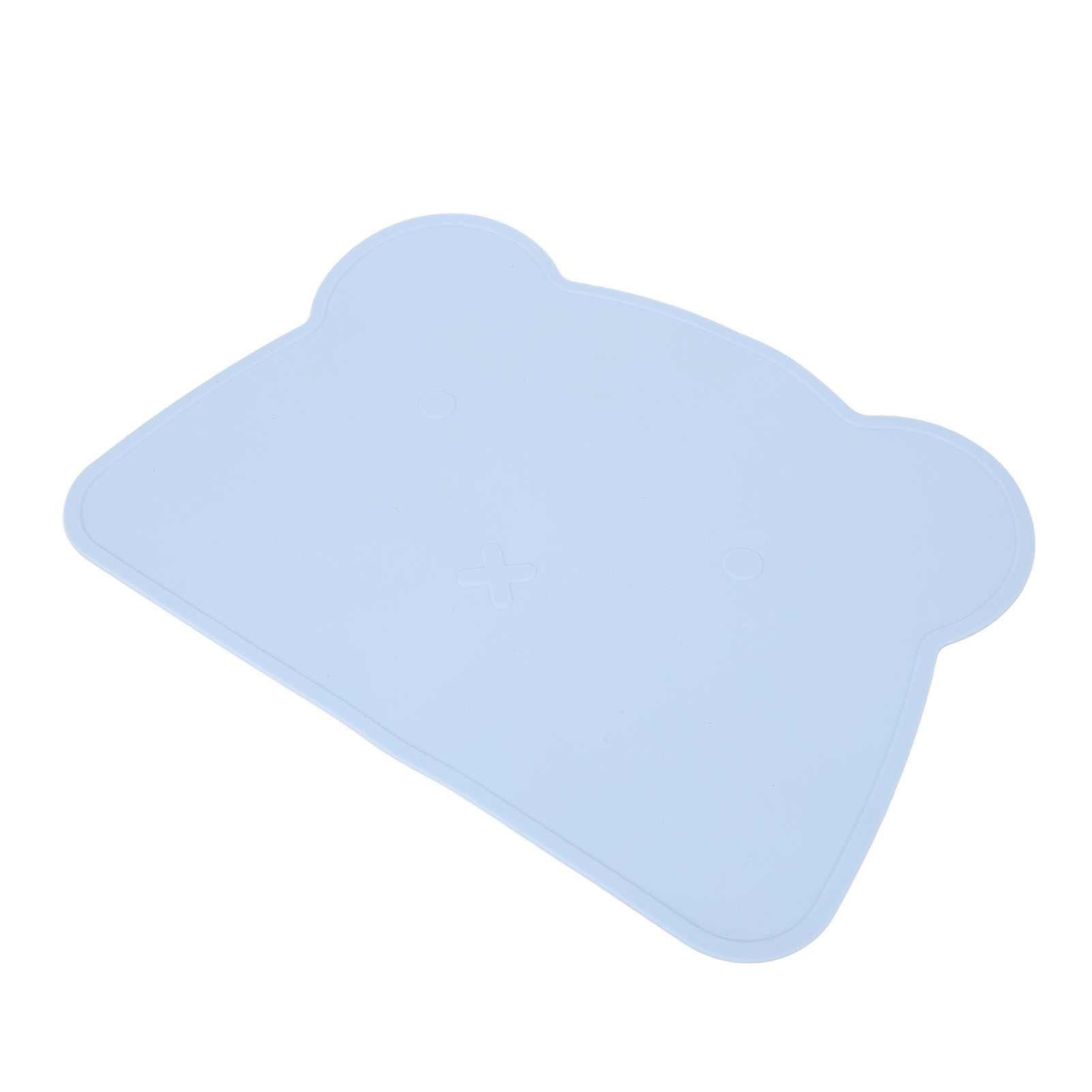 Blaue Silikon-tischunterlage, Dicke, Rutschfeste Und Isolierende Matte Für Kinder, Bärenmotiv, Untersetzer Für Hotel Und Zuhause
