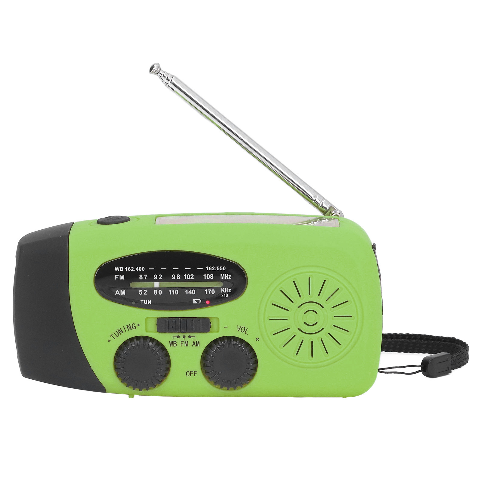 Notradio Mit Handkurbel, Multifunktionale Solarlampe Mit Eingebautem Akku, Umweltfreundlich, Us-version, Ce+fcc+rohs+msds-zertifiziert.