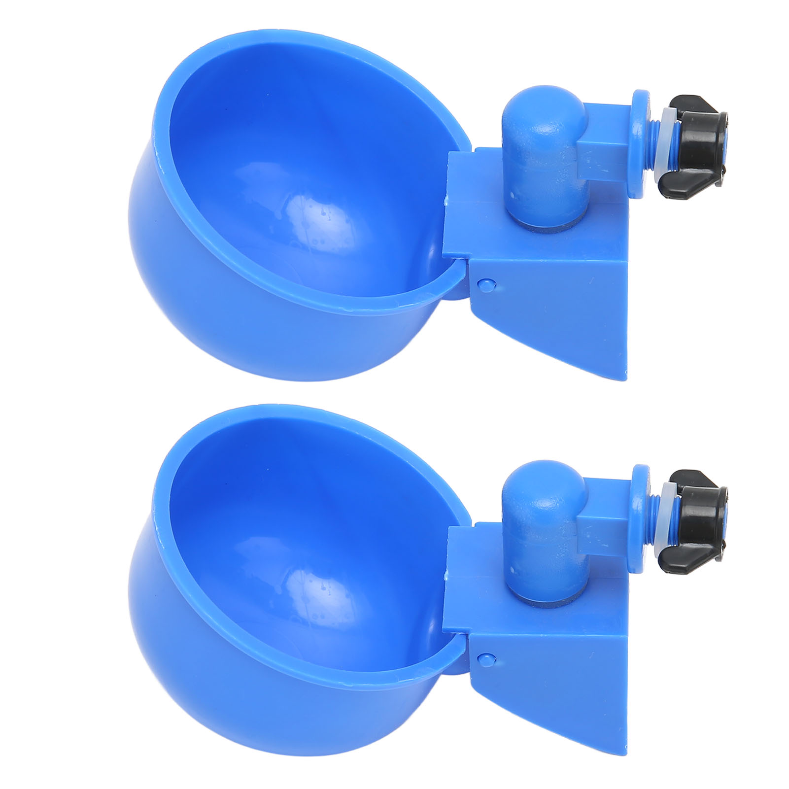 Automatische Geflügeltränken, Blauer Überlaufschutz Mit Schwarzer Schraube, Automatische Wasserabschaltung, G1/8 Außengewinde, Hühnerstall