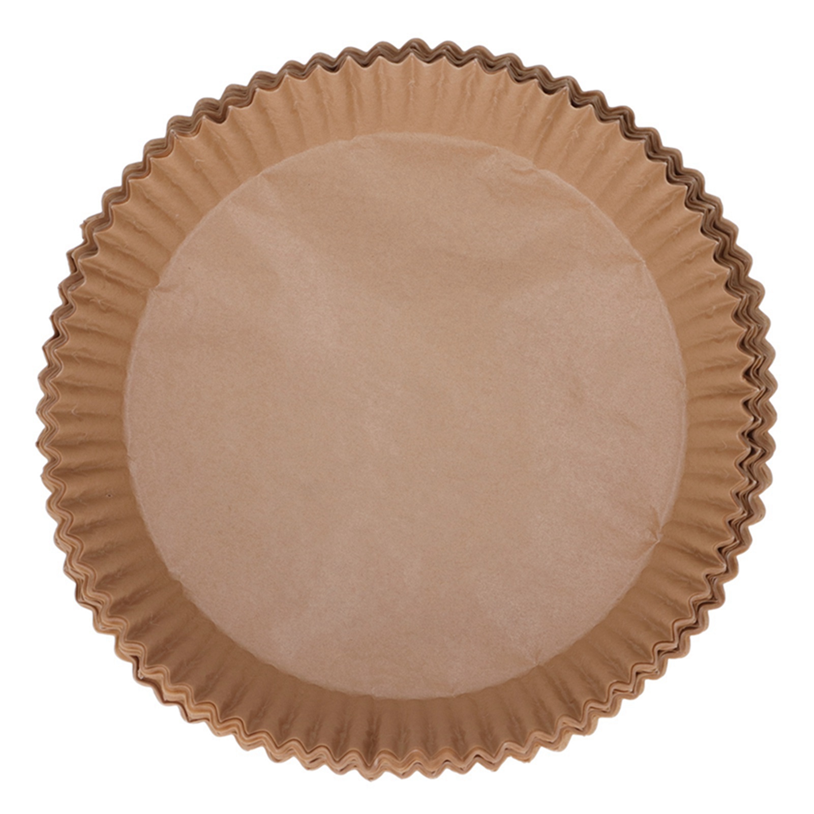 Rundes, Antihaftbeschichtetes Backpapier Für Heißluftfritteusen, 16,4 X 4,5 Cm, 100 Stück, Ölfreies Kochen, Einweg-einlage, Ofenfest, Natürlich