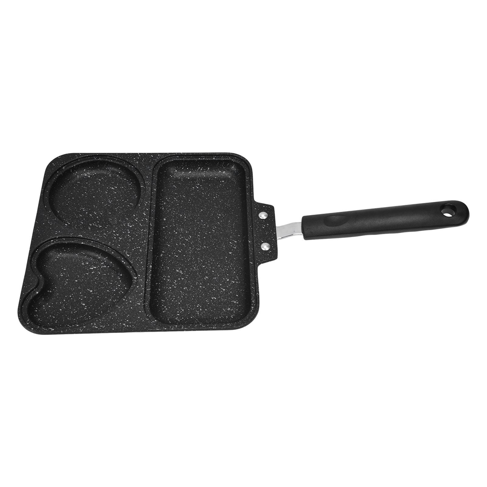 3-in-1-antihaft-quadratpfanne Für Frühstück, Steakgrill, Eier- Und Steakpfanne, Rauchfrei