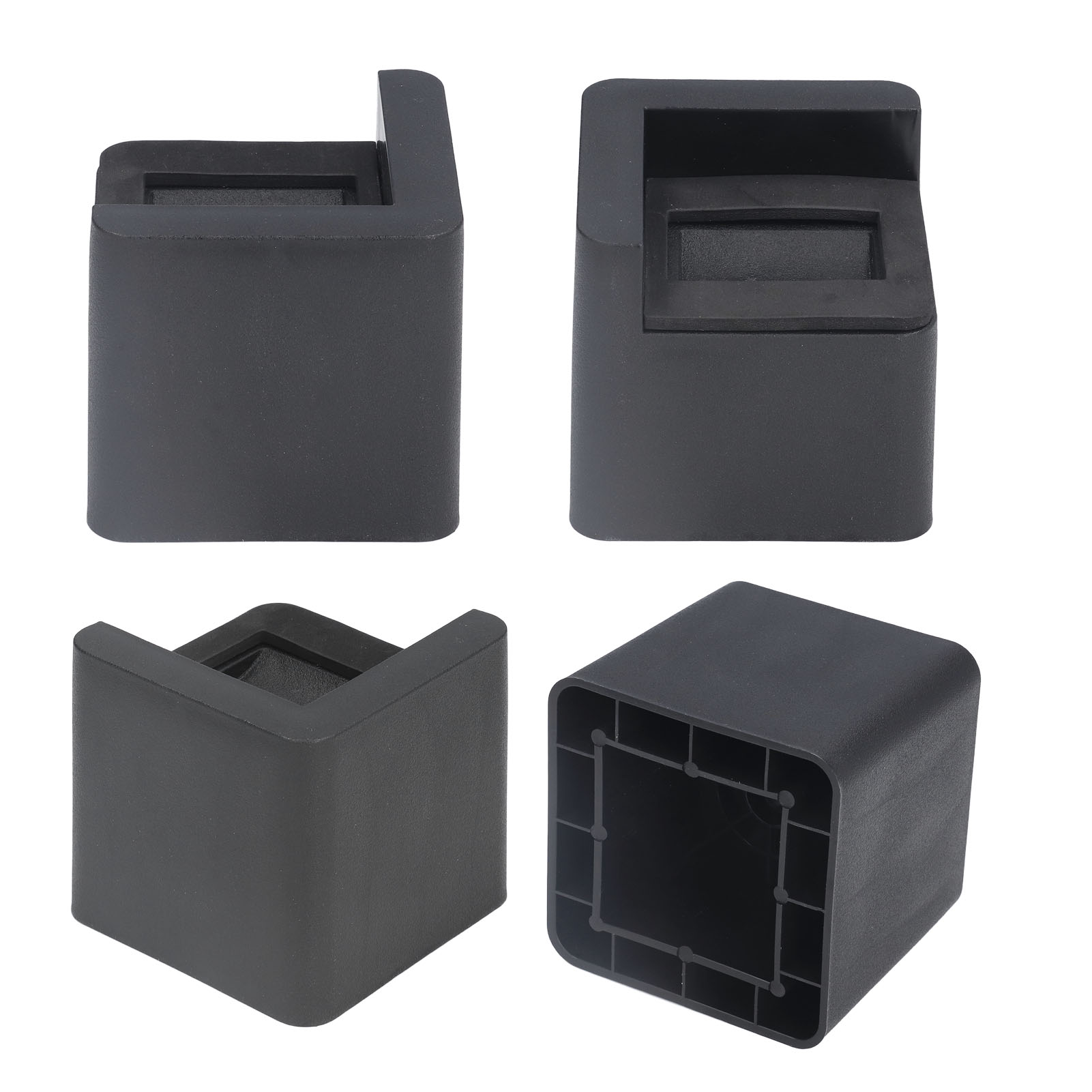 Set Mit 4 Eckbefestigungsrollen, Multifunktionale Erhöhungen Für Möbel, Tische, Sofas, Betten Und Möbelbeine
