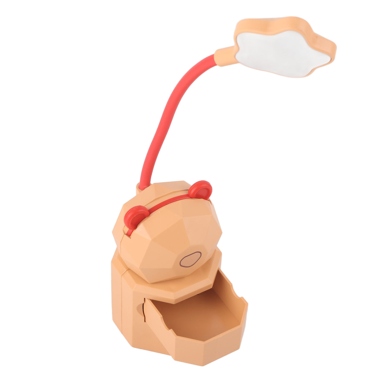 Usb-wiederaufladbare, Tragbare Led-leselampe, Sanftes Nachtlicht, Kreative Aufbewahrung, Flexibel, Für Schüler, Gelb (5804 Bär)