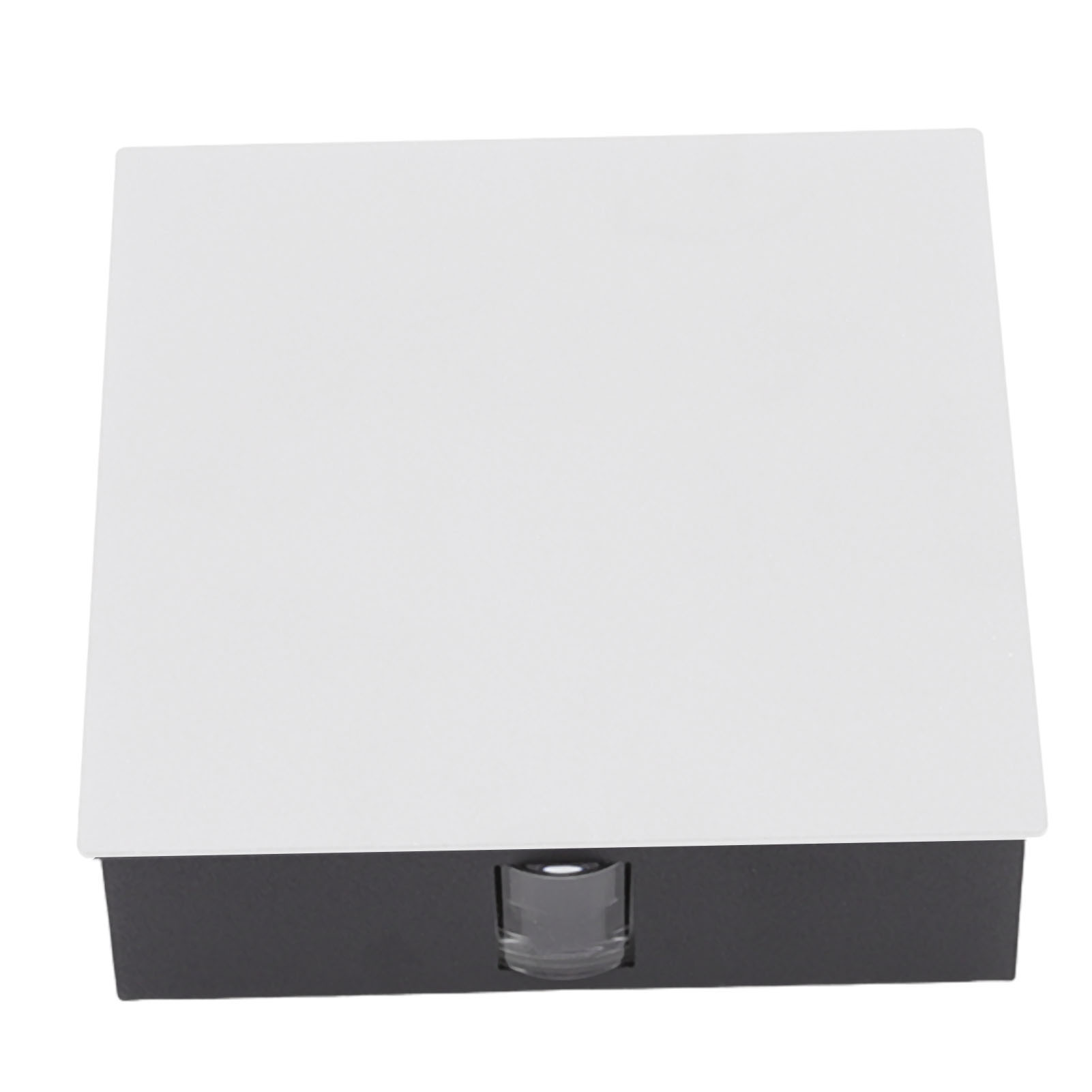 Quadratische Led-wandleuchte Aus Aluminium, 6 W, 2 Leds, Nach Oben/unten Gerichteter Lichtstrahl, Flurleuchte Für Schlafzimmer, Wohnzimmer, Ktv, Esszimmer (ac85-265v Spannung, Warmweiß, 6 W, Duale Bel