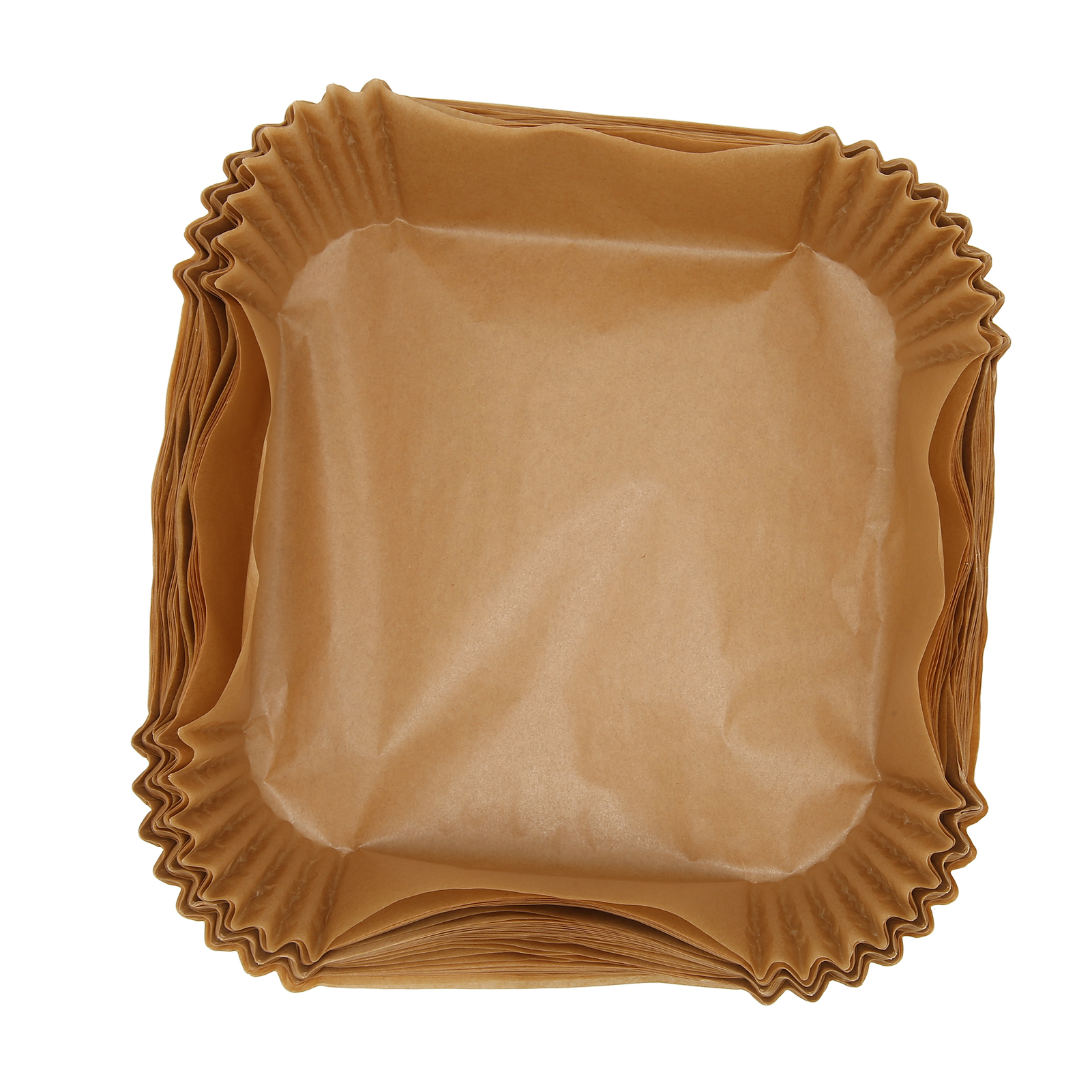 (100 Stück) Spezielles Airfryer-papier, Antihaftmatte, 17 X 17 X 4,5 Cm, Einweg, Öl- Und Wasserabweisend, Für Mikrowelle Und Herd, Naturkraft-box, 3-6 L.