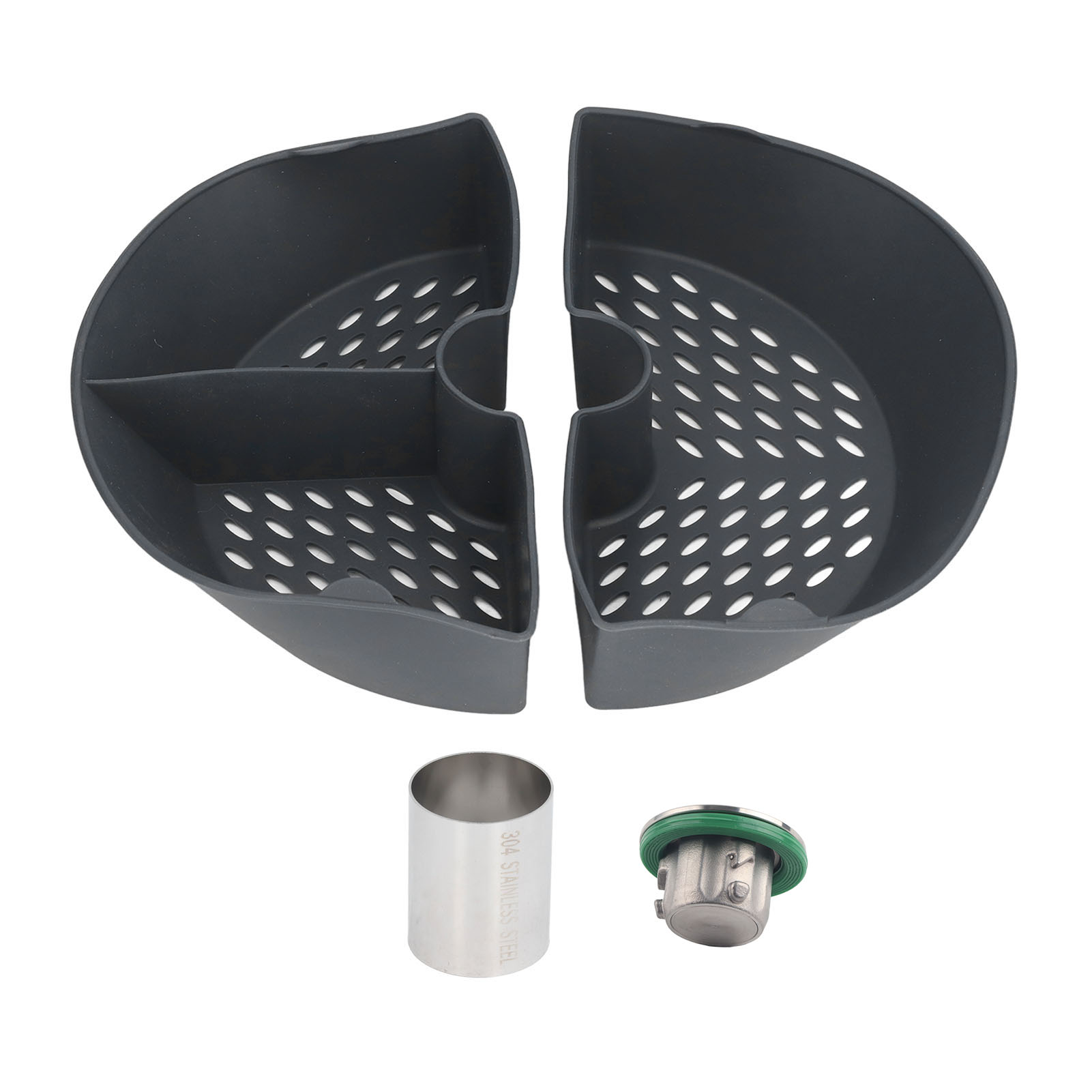 Halbdampfgardeckel Für Vorwerk Thermomix Tm6/tm31, Trennfach + Wasserdichter Edelstahldeckel Für Tm6