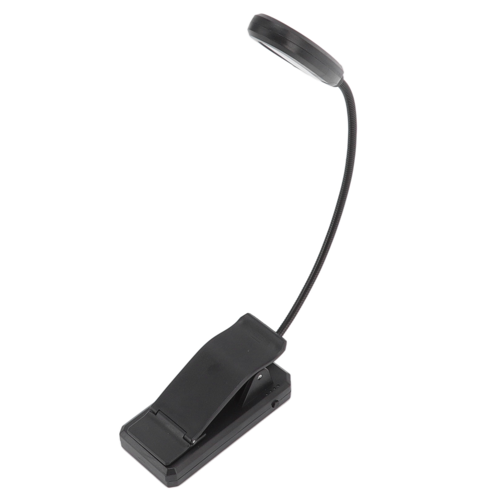 Wiederaufladbare Led-klemmleuchte Mit Usb-anschluss – Leselampe Für Studentenwohnheim, Klavier, Notenständer – Modell 8988, Schwarz, 5 Leuchten, 3 Farbtemperaturen, 9 Einstellungen