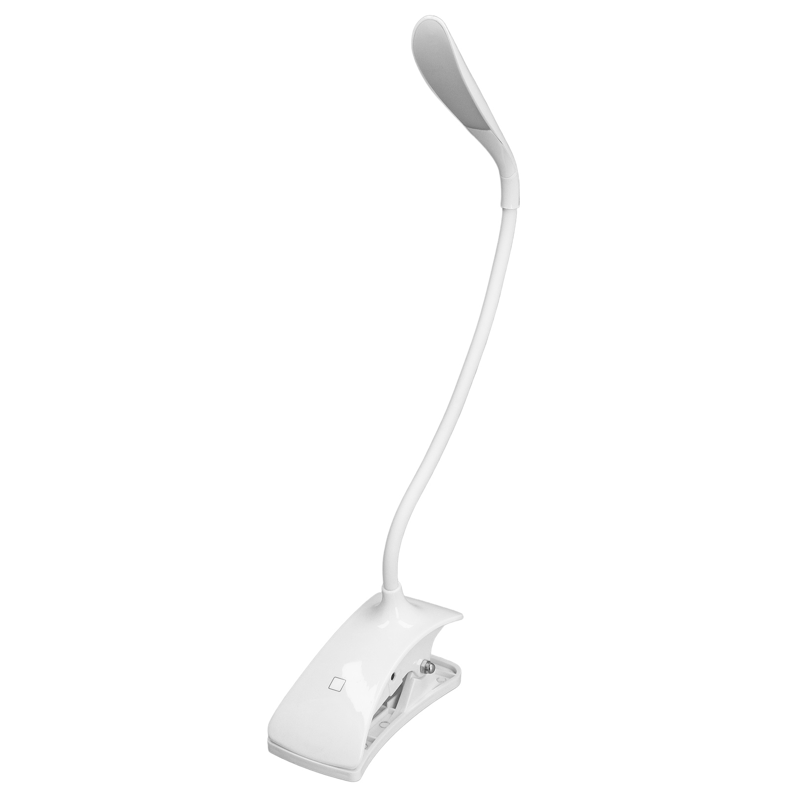 Wiederaufladbare Led-schreibtischlampe Mit Usb-anschluss, Klemm-leselampe Für Studentenwohnheime, Tragbare Tischlampe Mit Eingebautem Akku (steuerung: Klemme Der 1. Generation, 14 Lichter/weiß/weißes