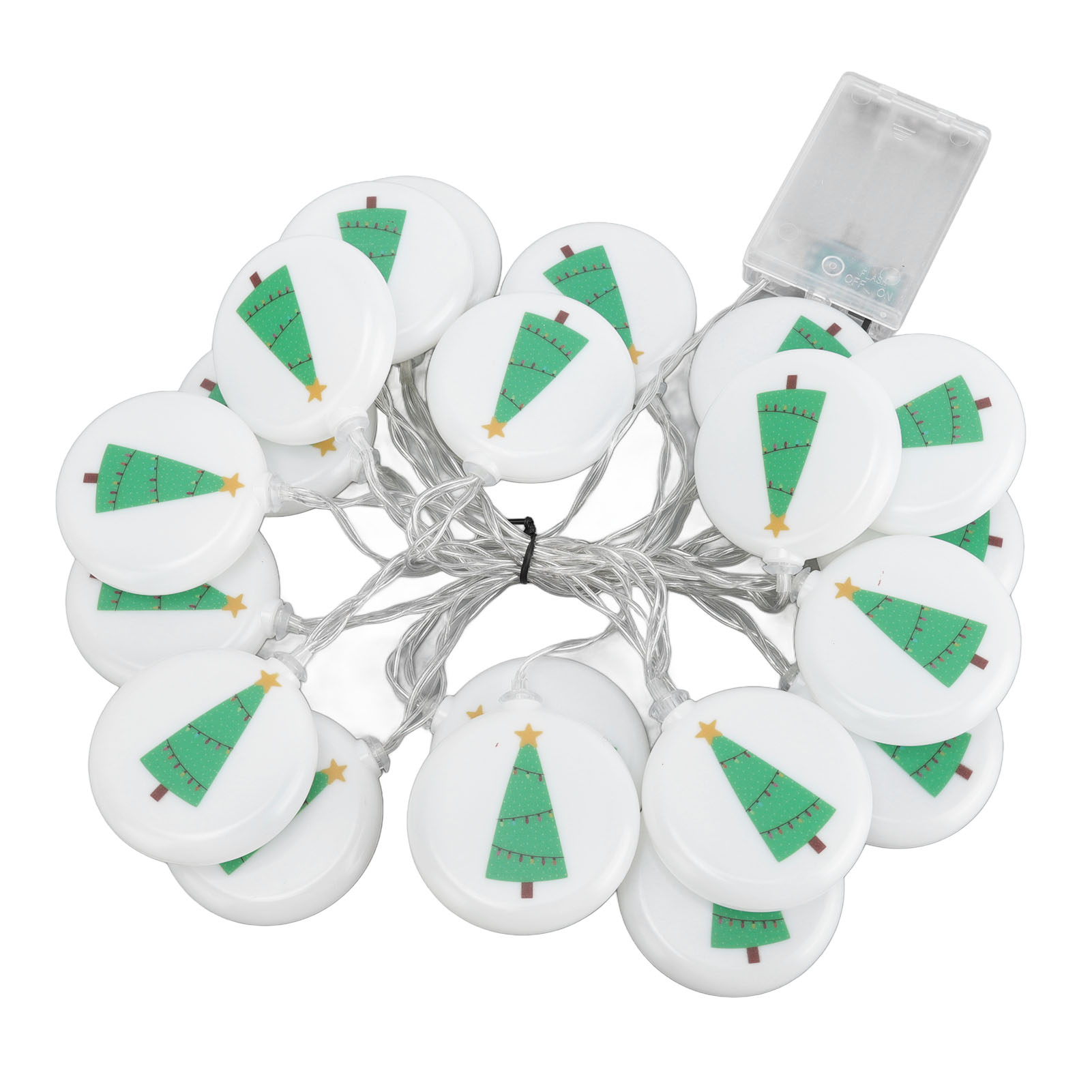 Lichterkette Für Weihnachtsbäume, 3 M, 20 Leds, Warmweißes Licht, Batterien Nicht Enthalten, Innen-/außendekoration Für Partys, Garten Und Weihnachtsbaum.