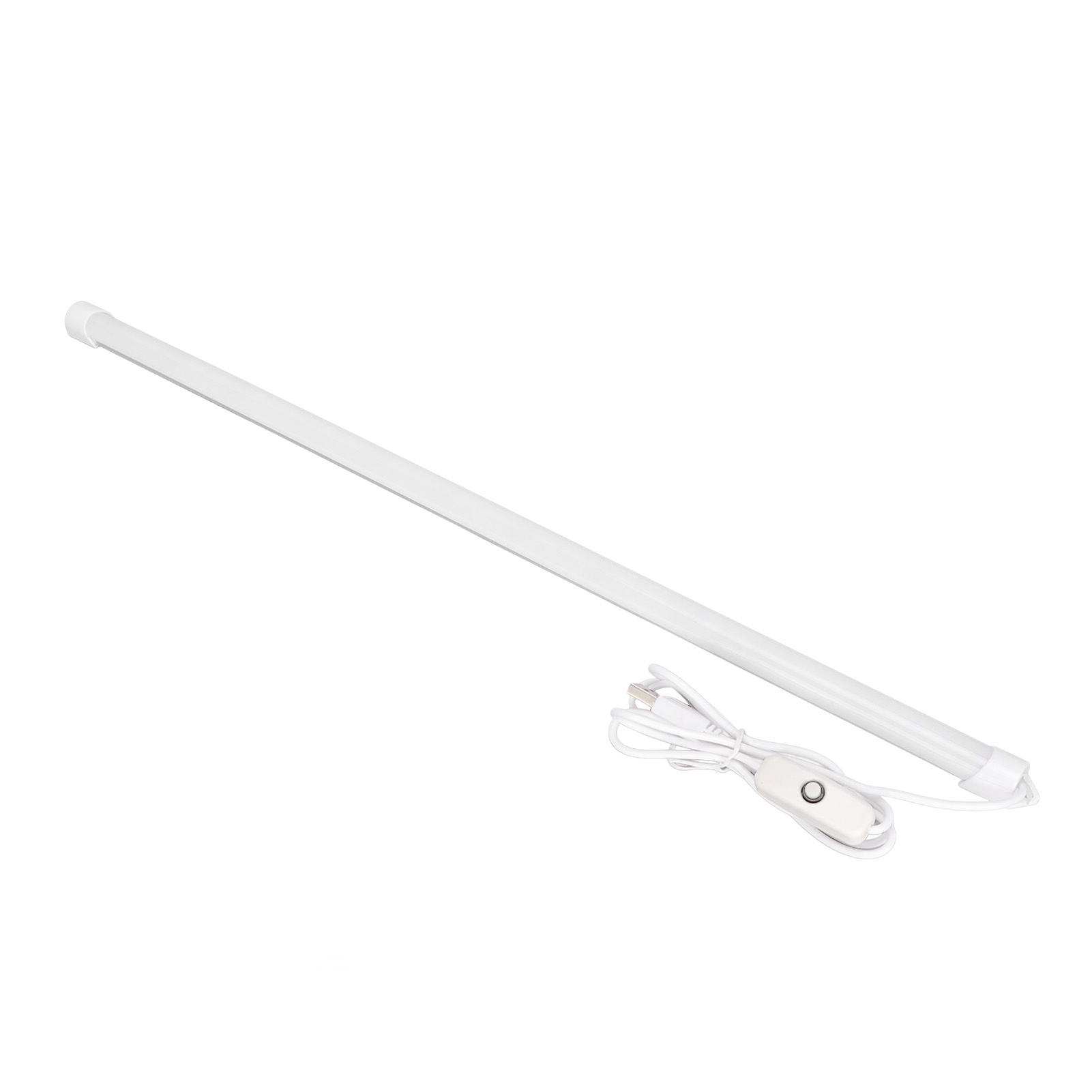 52 Cm Led-röhre, Warmweißes Licht, Usb-leselampe Für Büro/studentenwohnheim, Schrank-/vitrinenbeleuchtung, Usb-betrieben, 50 Cm Warmweiß