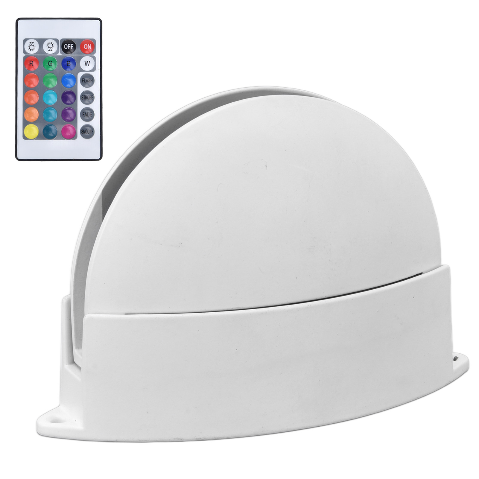 Rgb-wandleuchte Mit Fernbedienung, Heller 180° Rgb-spot, Dekorative Beleuchtung Für Flur, Balkon, Wohnzimmer, Nachttisch (fernbedienung Mit Eingebauter Batterie, Ac85-265v Spannung, Mehrfarbiges Rgb,