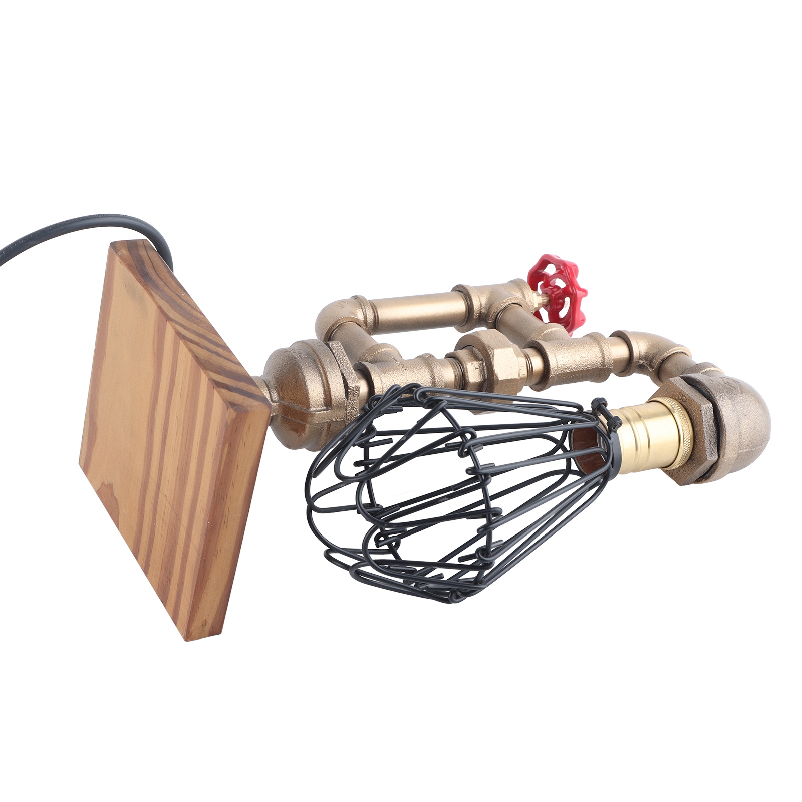 Vintage Tischleuchte Im Industriellen Loft-stil, E27-glühbirne, Amerikanische Edison-röhre, Ce-zertifiziert, Sehr Schwer, Lieferung Ohne Glühbirne (glühbirne Dient Nur Zu Demonstrationszwecken), 220 V