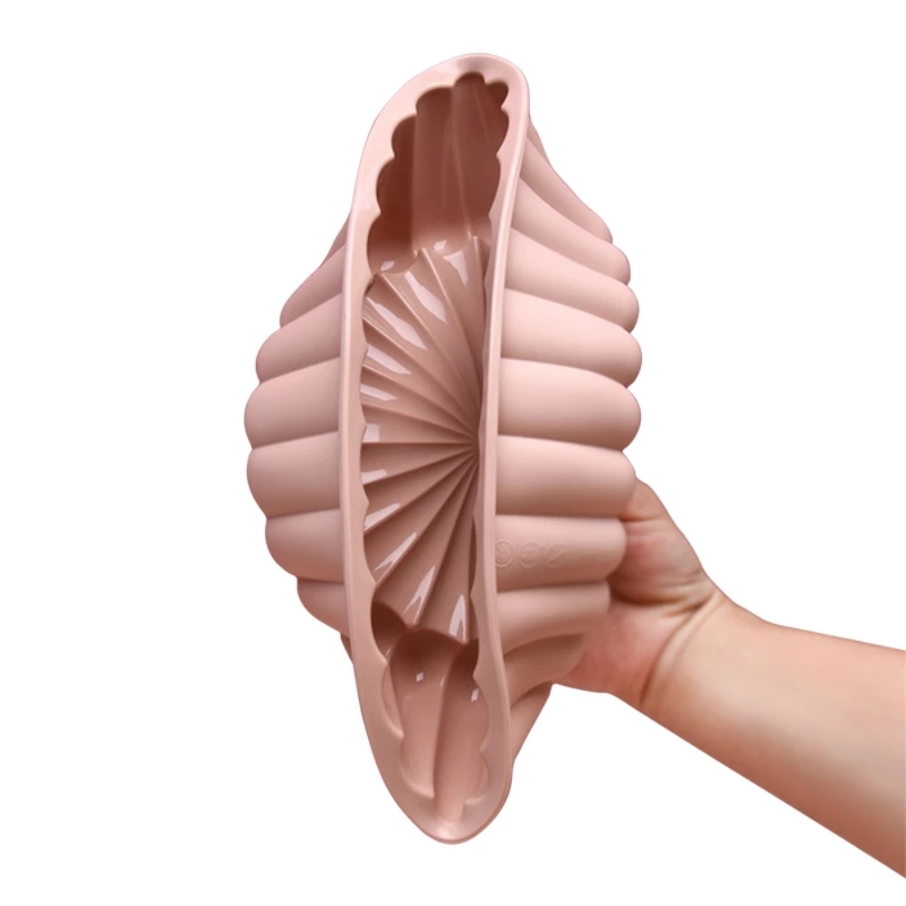 Runde Silikon-kuchenform, Sonnenblumenmuster, 18 Cm, Nordisches Rosa, Einfaches Backen, 1-teiliges Set, Verpackt