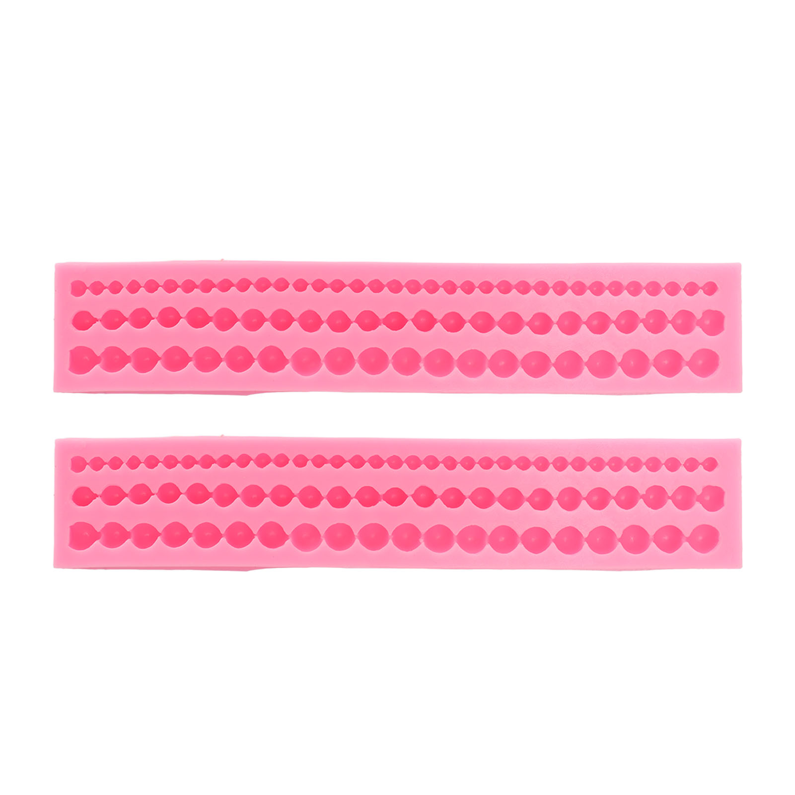 Diy-silikonform, 2-teilig, Lange Perlen, Schokoladenform, Fondant-kuchendekoration