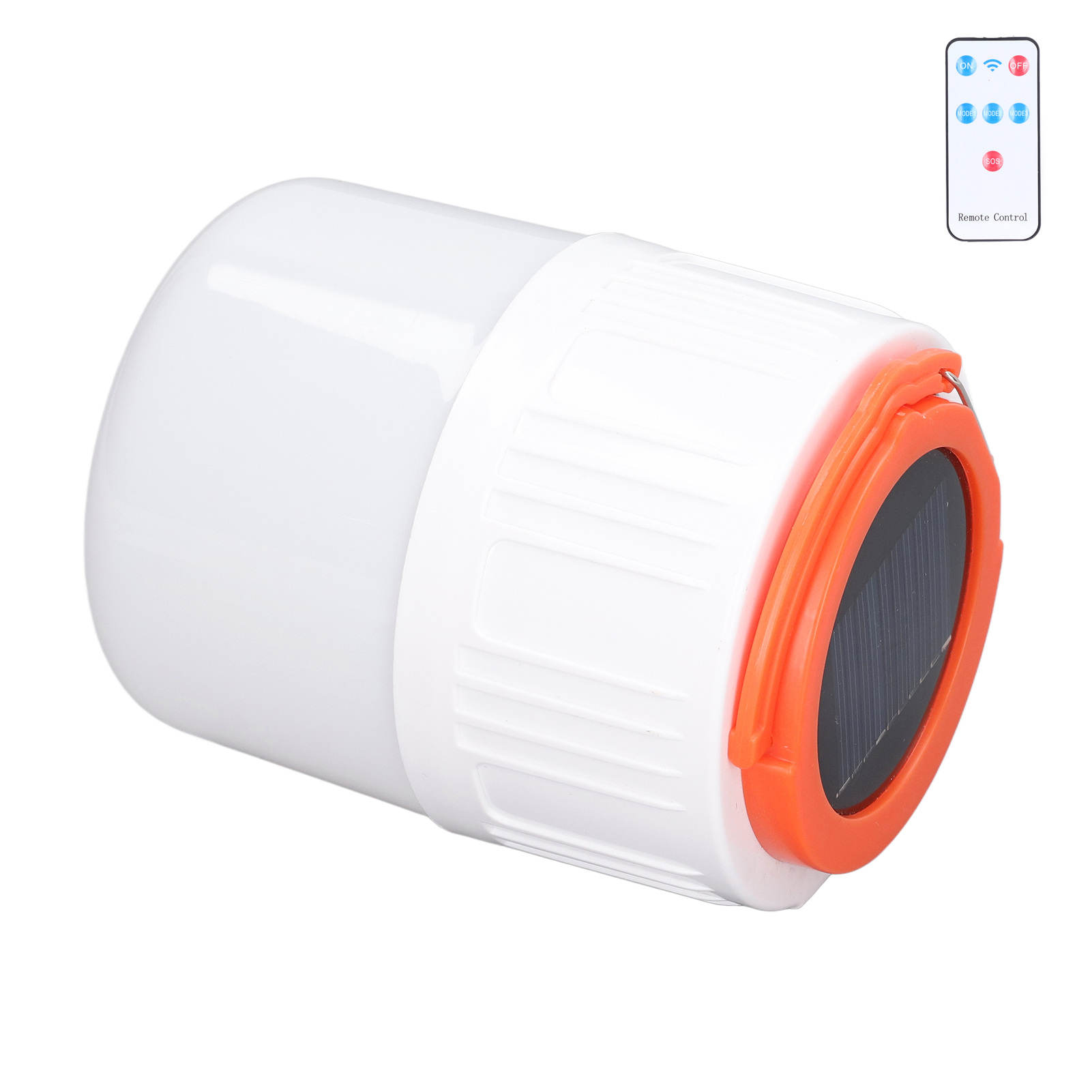Solarbetriebene Campinglampe Mit Sprachsteuerung, Usb-aufladbar, 5 Lichtmodi, Ip65 Wasserdicht, 24 Leds + 2 Lithiumbatterien, Mit Fernbedienung Und Batterieanzeige (ce/rohs/fcc-zertifiziert)