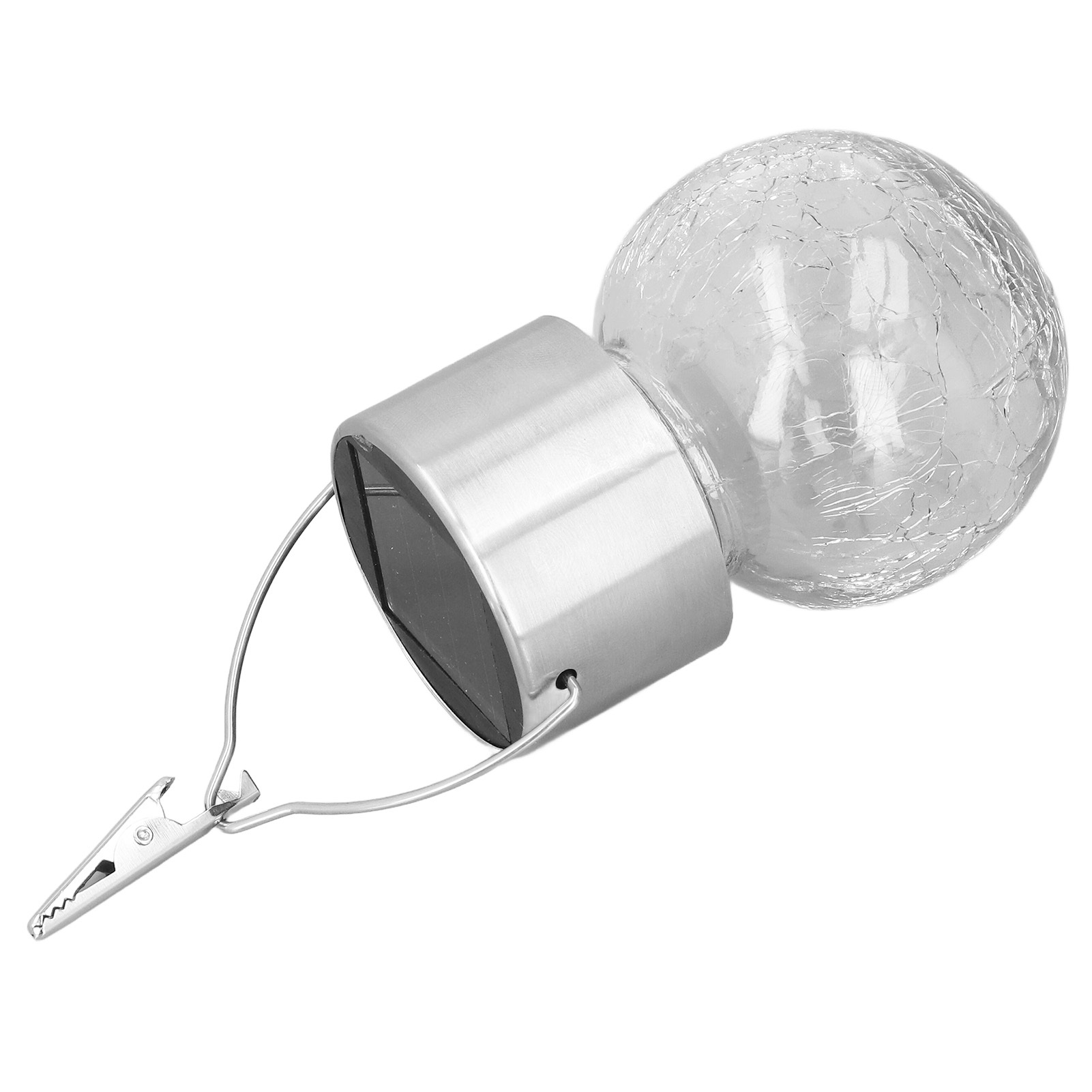 Solarleuchten-set Für Den Außenbereich Mit Rissmuster, Lichtkugel Mit Rissmuster Für Den Garten, Hängedekoration Mit Integriertem Akku