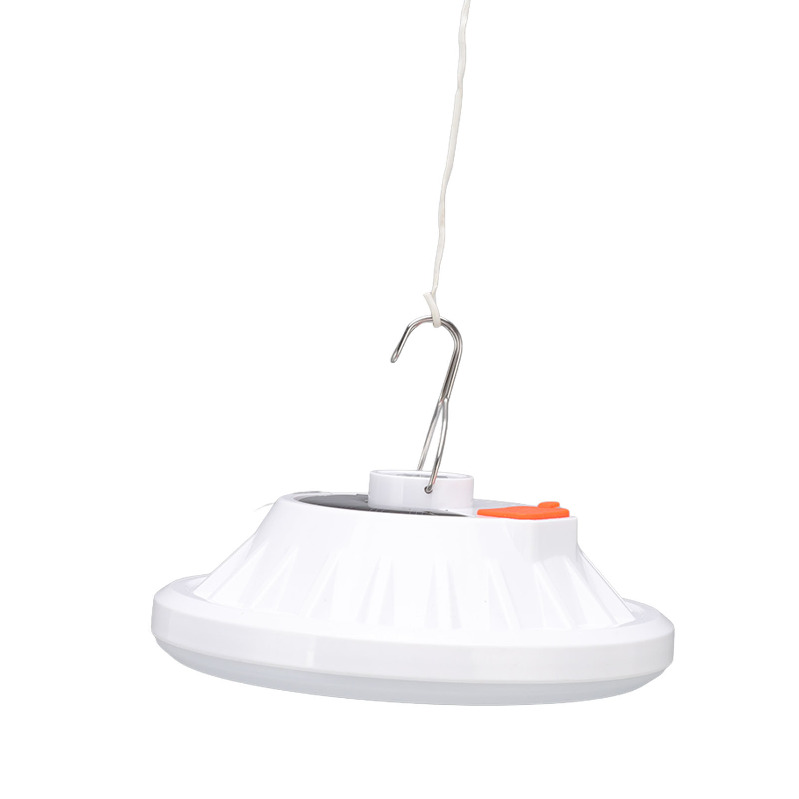 Wiederaufladbare Usb-solar-campinglampe, 5 Beleuchtungsmodi, Wasserdicht Für Den Außenbereich, Für Zelte, Nachtmärkte, V61-lichtkugel, 60 Leds + 2 Batterien + Leistungsanzeige + Usb (ce/rohs/fcc-zerti