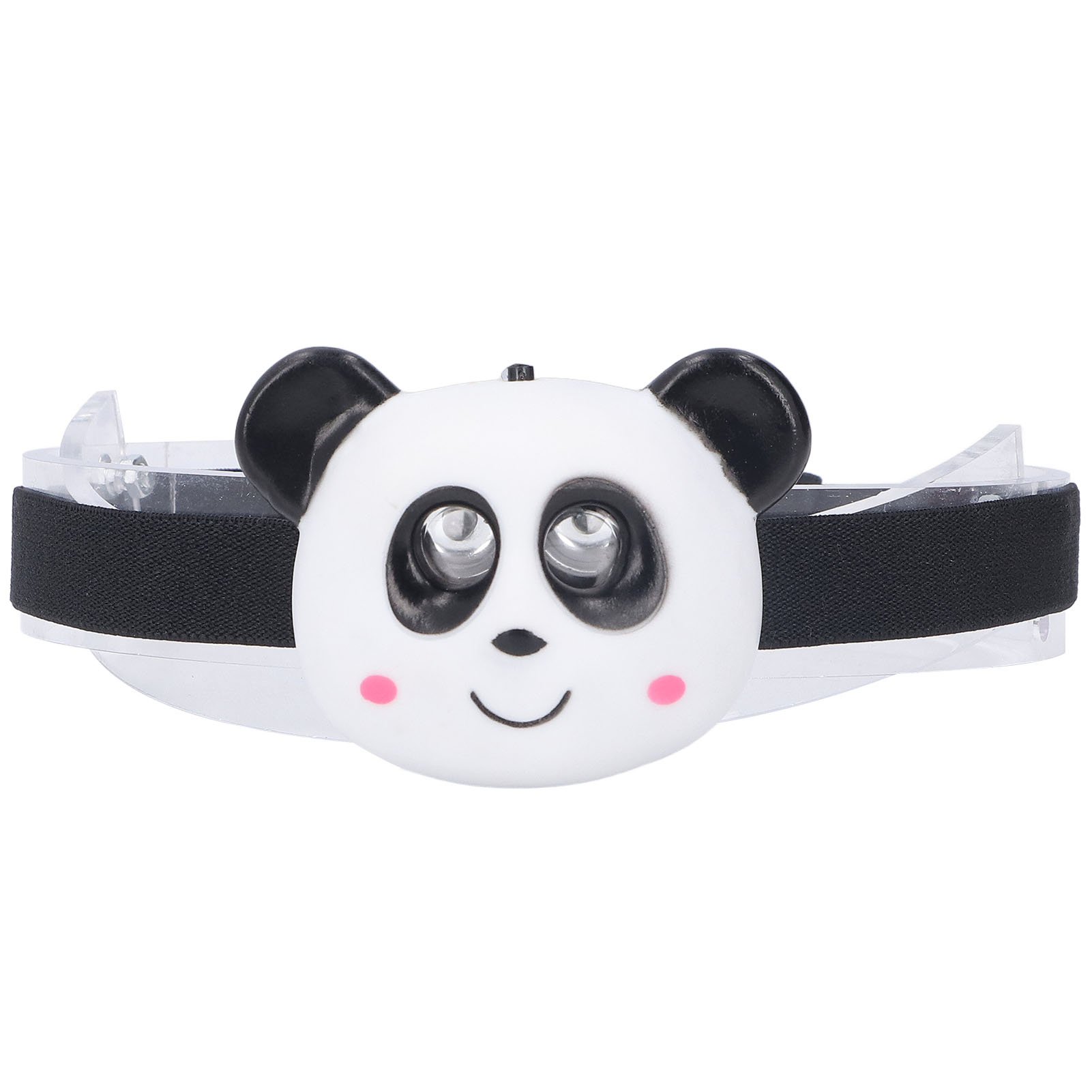 Led-stirnlampe Für Kinder Mit Panda-motiv, Stirnlampe Mit Cartoon-tiermotiv, Leuchtendes Spielzeug Für Kinder (batterien Nicht Enthalten)