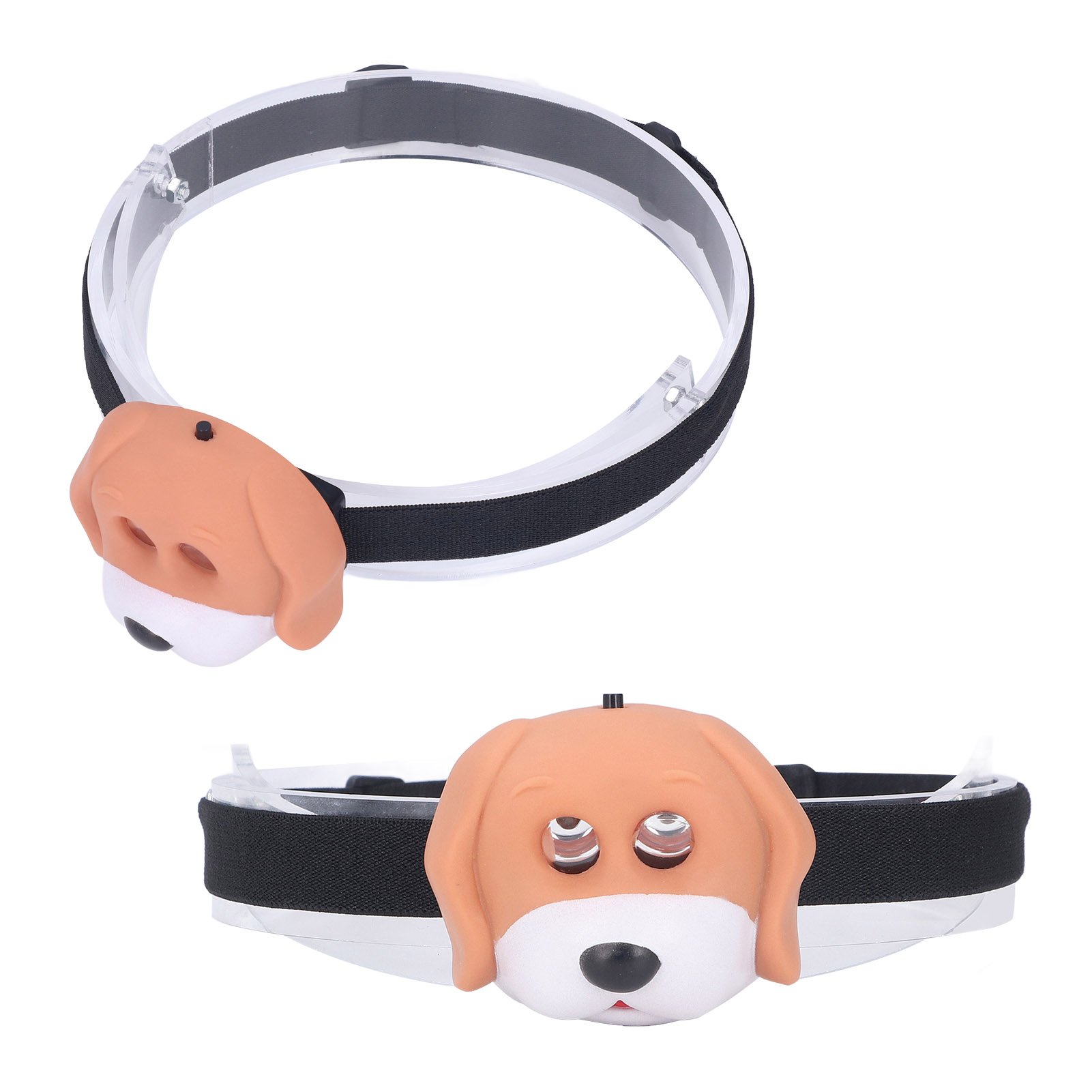 Tierstirnlampe Für Kinder, Led-stirnlampe In Cartoon-optik Für Kinder (hundemodell, Batterien Nicht Enthalten)