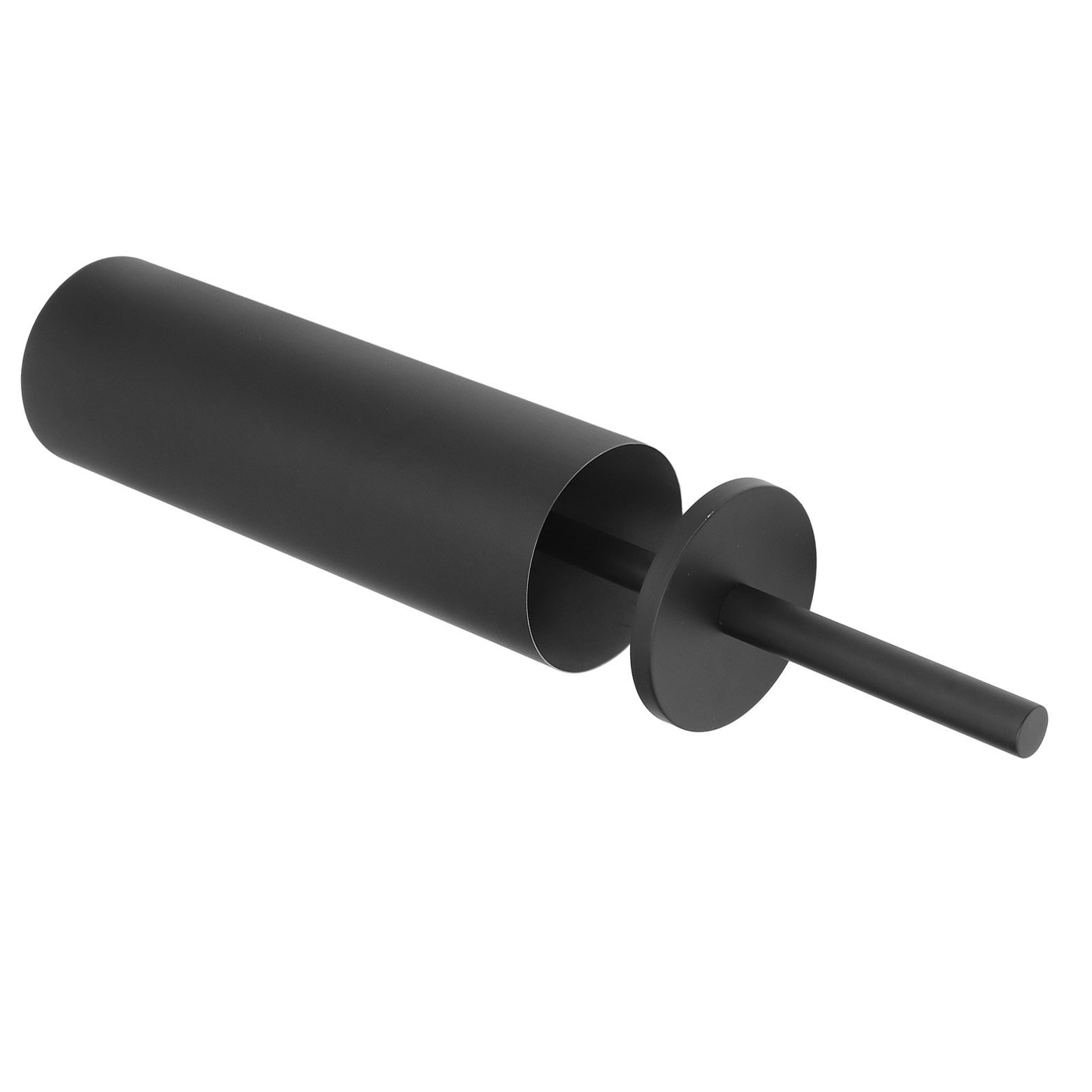 Toilettenbürste Aus Schwarzem Edelstahl, Langer Griff Für Optimale Reinigungskraft, Badezimmer-reinigungsset, Für Den Privaten Gebrauch