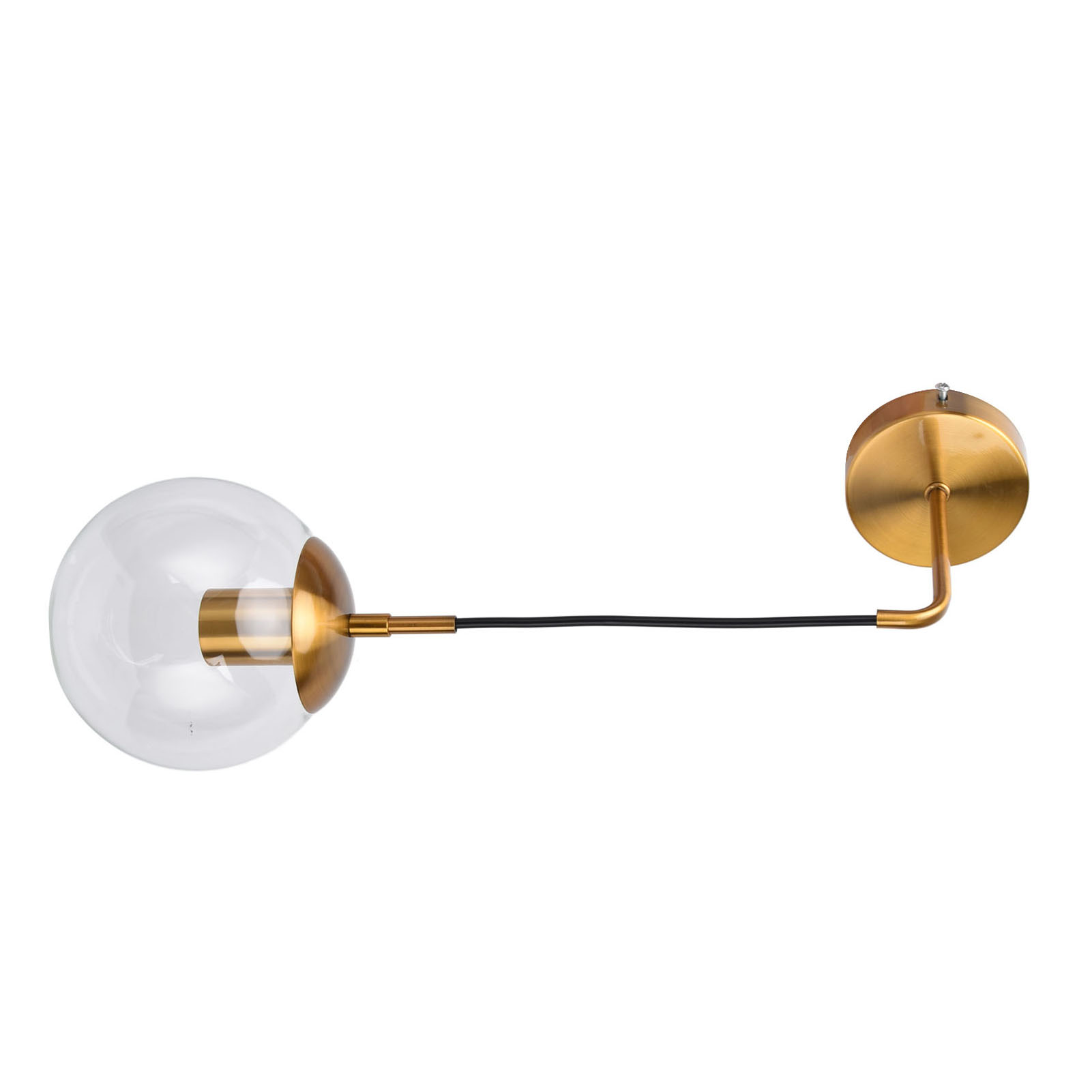Nordisch-moderne Led-wandleuchte, Glaskugel-wandleuchte Für Badezimmer Oder Wohnzimmer, E27-fassung, Amerikanischer Retro-stil, Leuchtmittel Nicht Enthalten (spannung 110-240 V, Modell Js805)