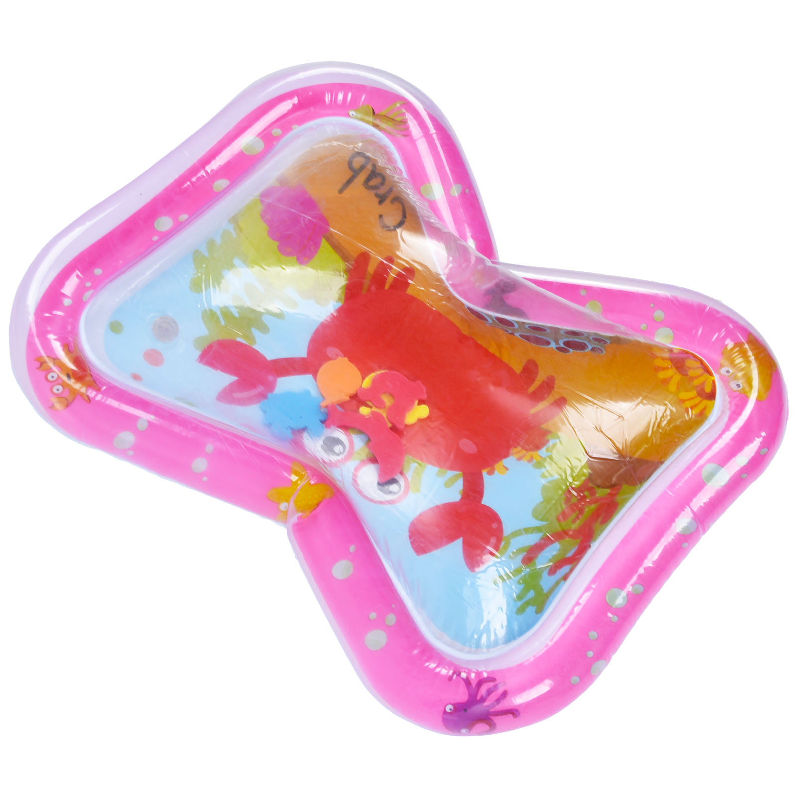 Aufblasbare Baby-wassermatte, Aufblasbares Meeresspielkissen, Kühlende Matratze Mit Meeresmotiven, Taktiles Sinnesspielzeug (wird Unaufgeblasen Geliefert, Modell I).
