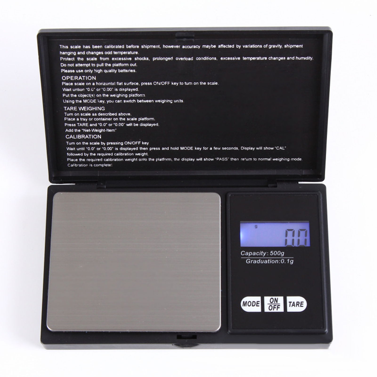 Cs 200g/0,01g Präzisions-elektronikwaage, Mini-küchenwaage, Schmuckwaage, Kräuterwaage, Taschenwaage Für Zubehör, Batterielos.