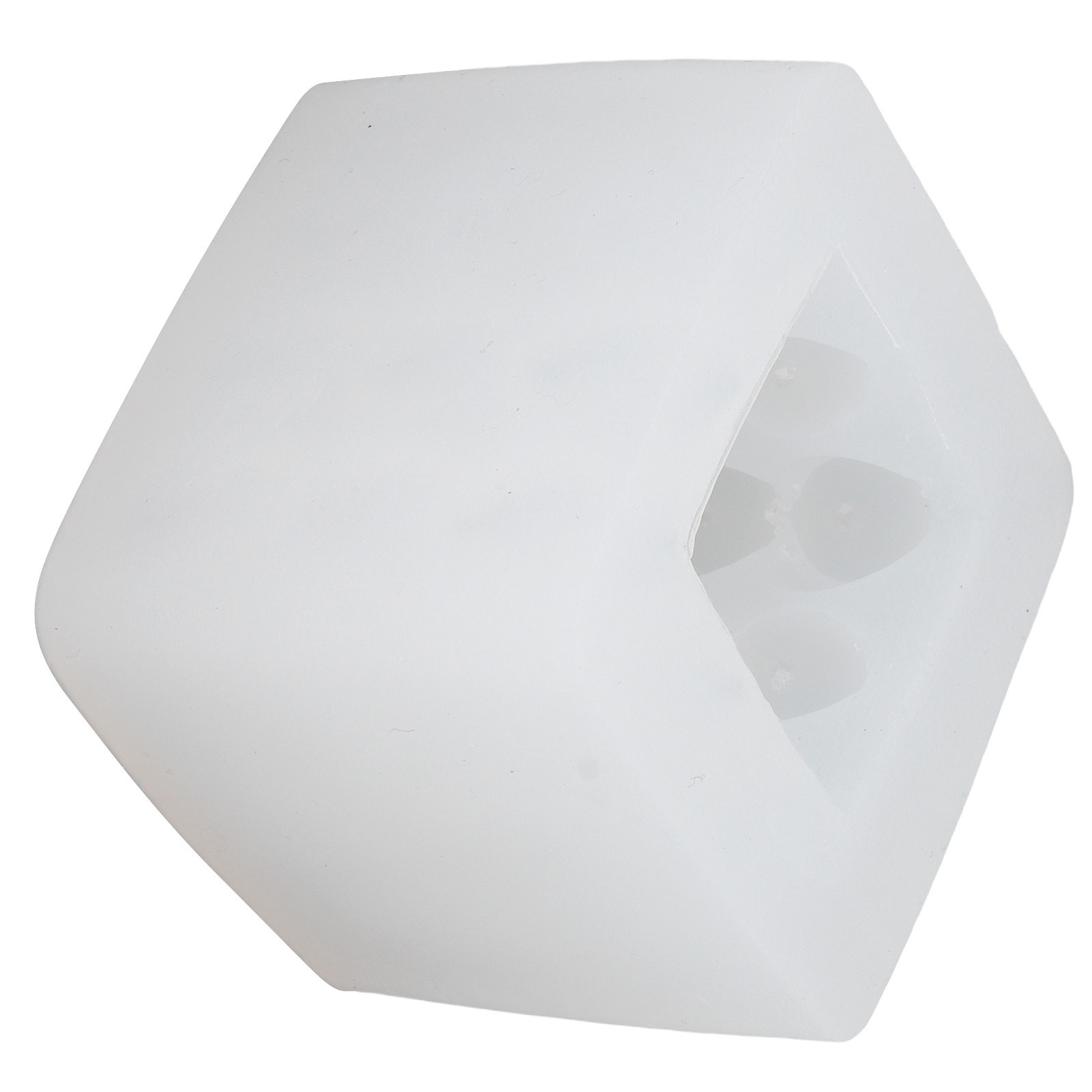 Großformatige Silikonform Für 3d-herzwürfel, Gipskerzen, Harz, Kuchen, Autodekoration.