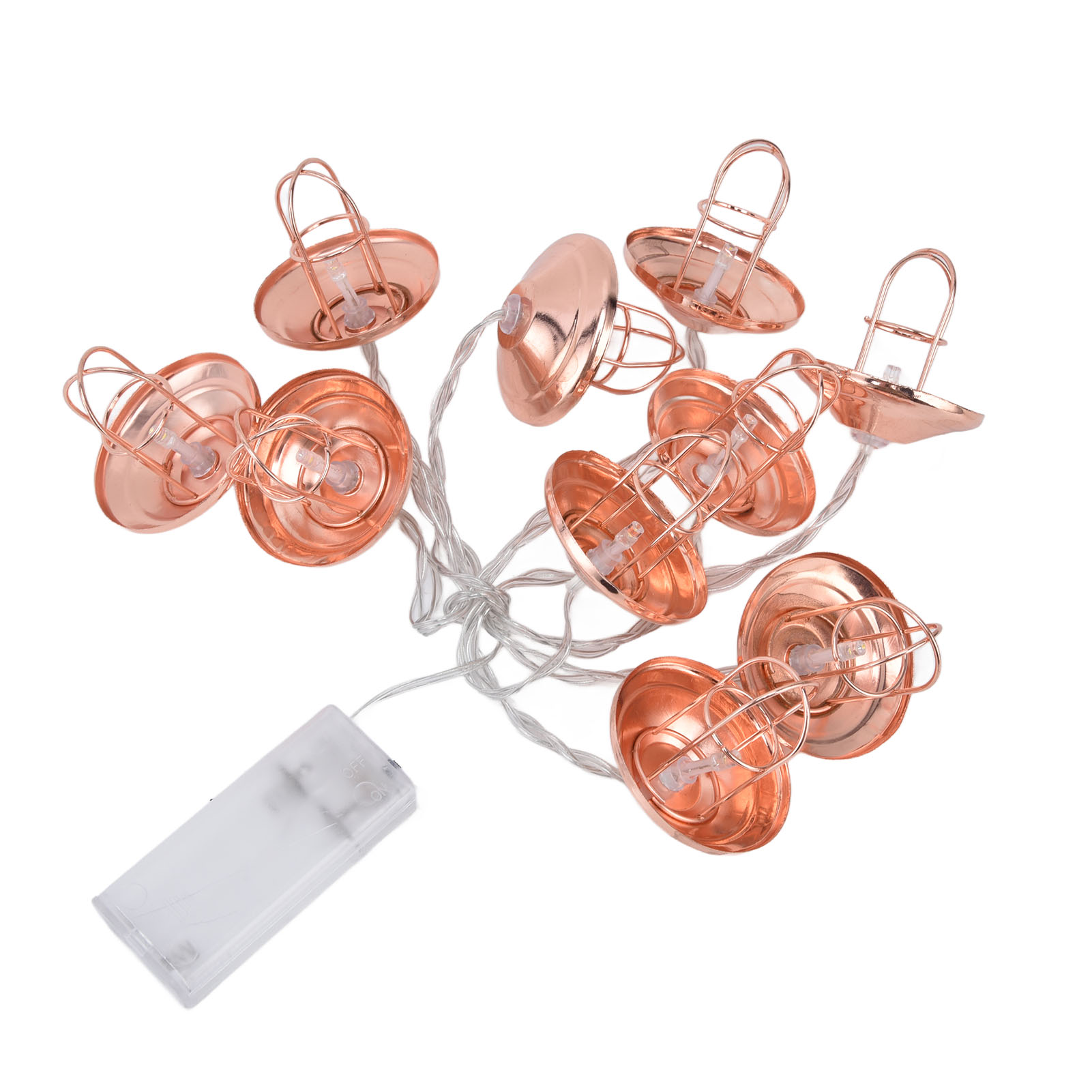 Stimmungslicht Fürs Camping Im Freien, Dekorative Led-lichterkette, Wasserdichte Zeltbeleuchtung, Batteriebetriebene Warme Campinglampe (lieferung Ohne Batterien).