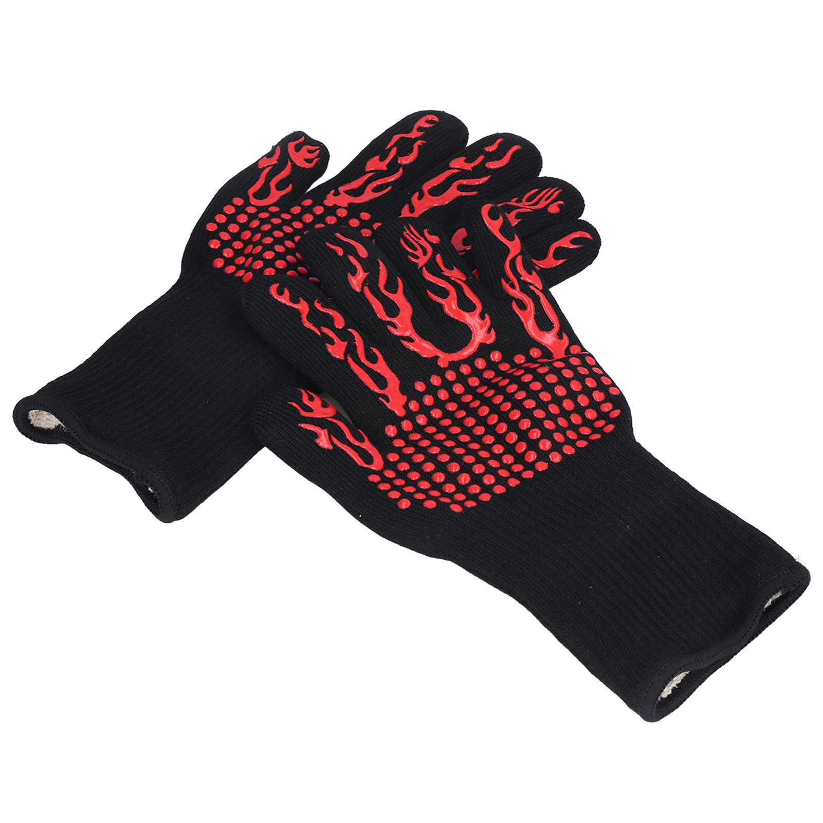 Hitzebeständige Handschuhe (bis 800°c), Flammhemmend Und Farbecht, Grillhandschuhe Zum Kochen Und Grillen.
