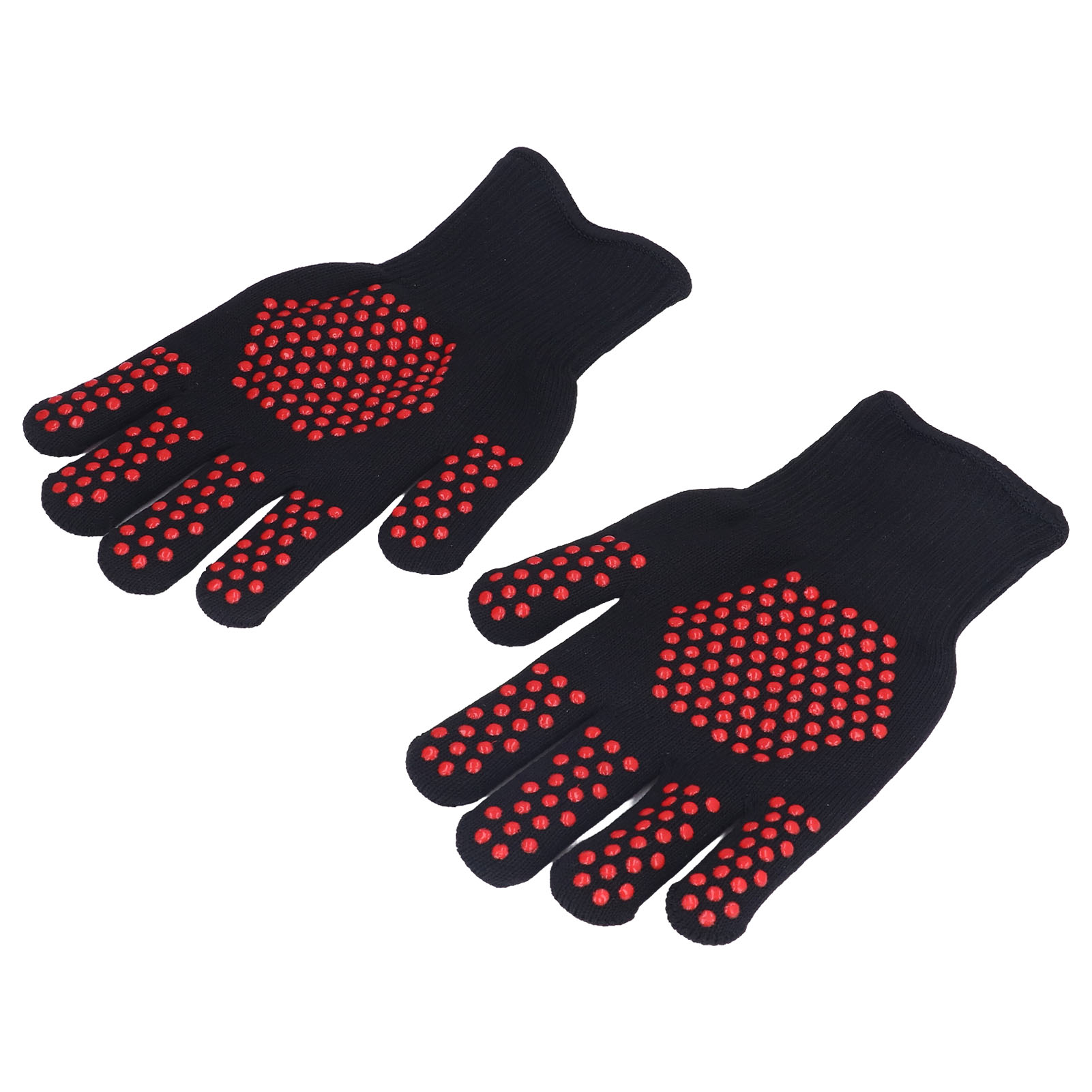 Hochtemperatur-handschuhe Aus Baumwoll-polyester Und Kevlar, Feuerfest, Farbecht, Isolierte Grillhandschuhe (25 Cm Modell)