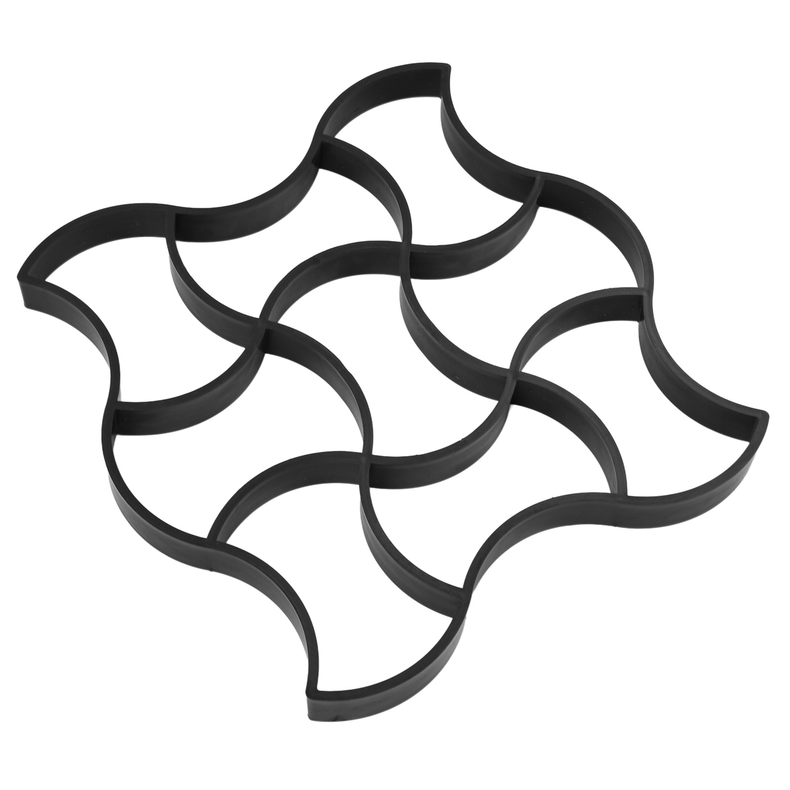 Unregelmäßige Zement-gartenpflasterform, Diy-form Für Übergroße Farbige Platten (form-17)