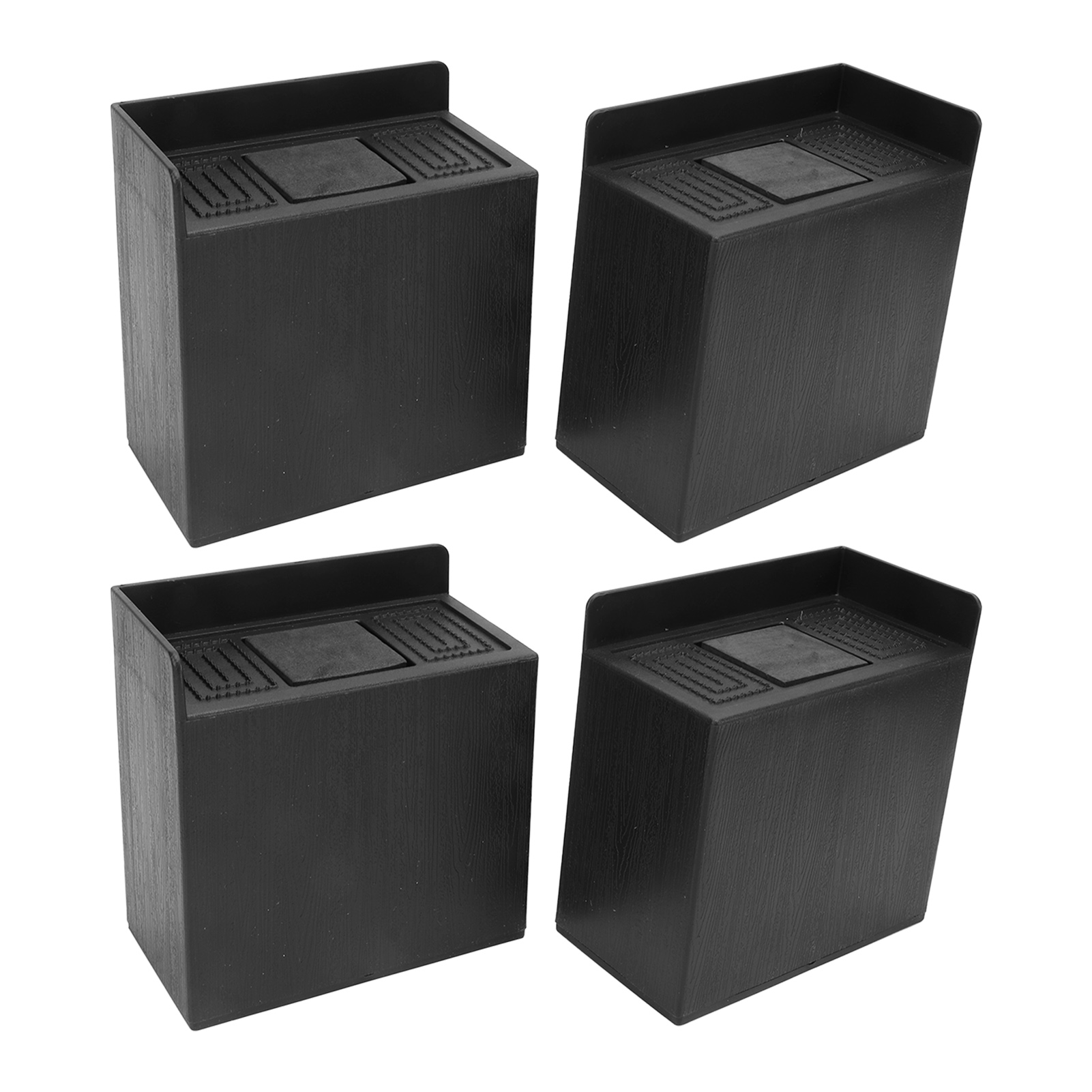 Set Mit 4 Rechteckigen, Rutschfesten Möbelfüßen, 10 Cm Lang, Für Sofas, Betten, Möbel Und Waschmaschinen.