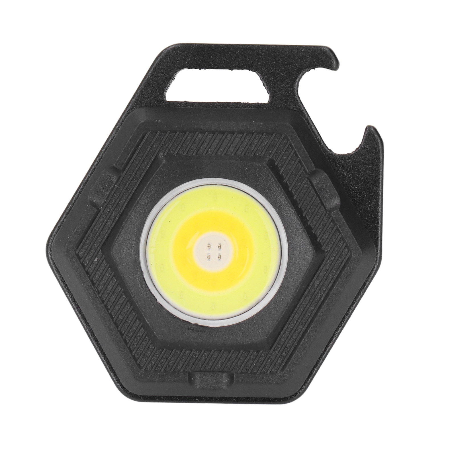 500lm Wiederaufladbare Miniatur-cob-taschenlampe, Tragbare Taschenlampe Mit Schlüssel, Faltbarer Ständer Zum Angeln, Wandern Und Campen (mit Eingebautem Akku, Steuerung: W5131 + Stativ)