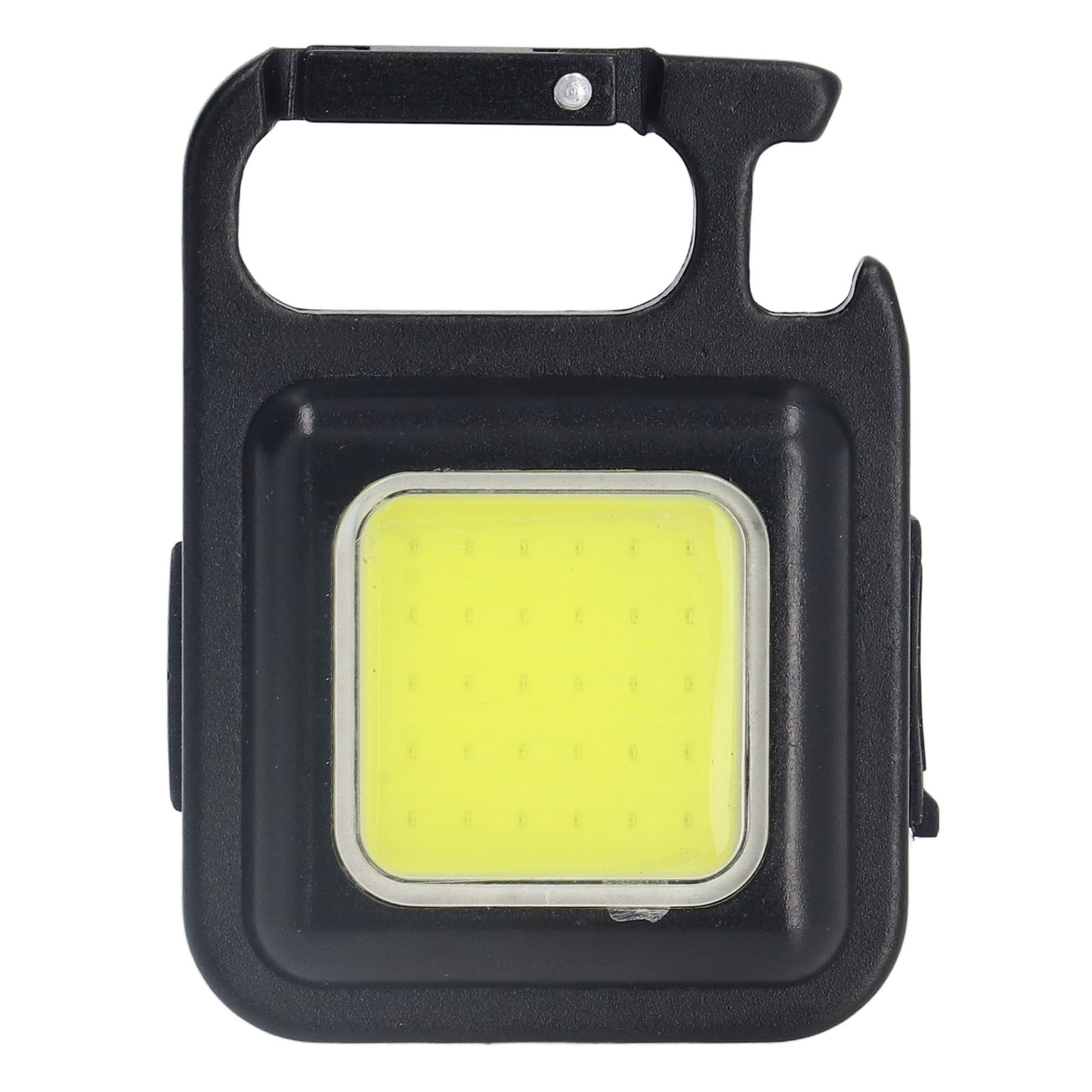 Tragbare Cob-taschenlampe Mit Schlüsselring, Faltbarem Ständer, Flaschenöffner Und Magnetfuß, Eingebauter Batterie, Ce-zertifiziert, Video Inklusive (modell J031).