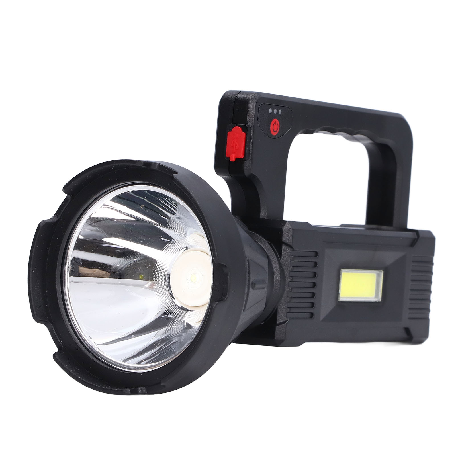 Leistungsstarke Led-taschenlampe Mit Großer Reichweite, Tragbarer Multifunktionsscheinwerfer Mit 5 Modi, Wasserdicht Für Den Einsatz Im Freien, Wandern, Camping, Notfälle Und Zu Hause, Mit Eingebautem