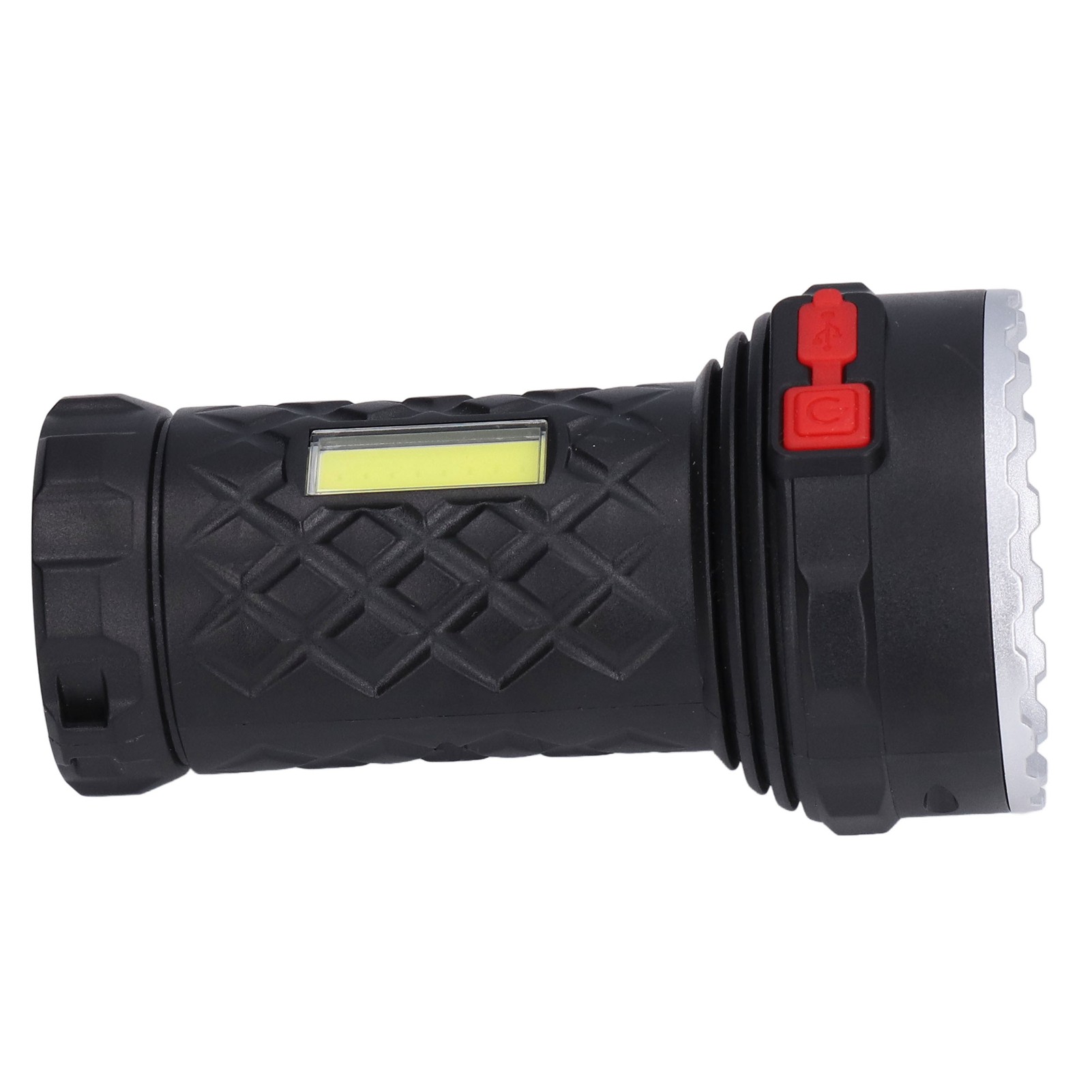 Extrem Leistungsstarke Led-taschenlampe, 7 Leds, Usb-aufladbar, 4 Leuchtmodi, Wasserdicht, Zum Wandern, Campen, Laufen Bei Nacht, Abenteuer, Reparaturen, Mit Eingebautem Akku (w5115)