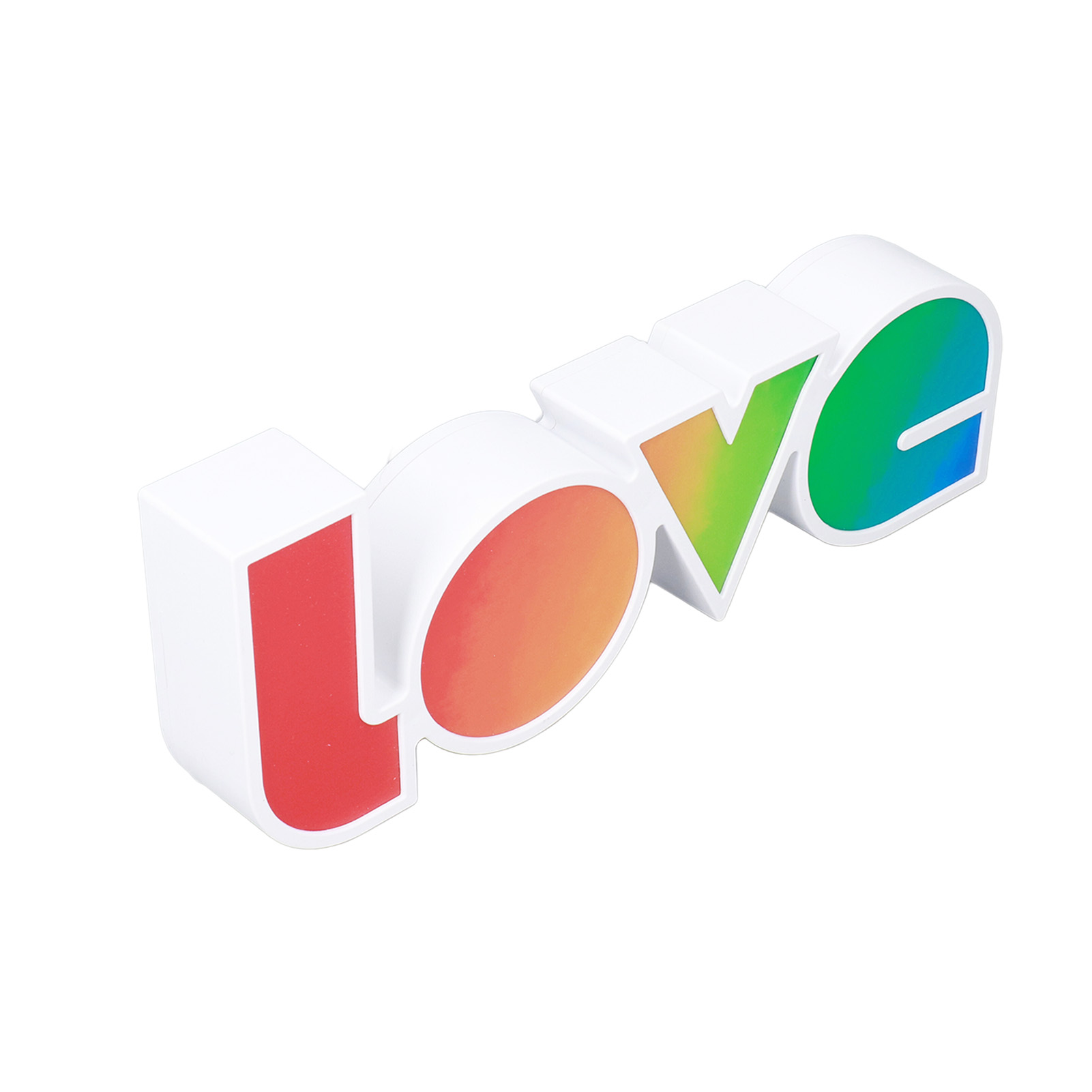 Dekorativer, Mit Leds Beleuchteter Love-buchstabe Für Heiratsanträge, Partys, Geschenke Leuchtkastenlampe Mit Farbverlauf, Batterielos.