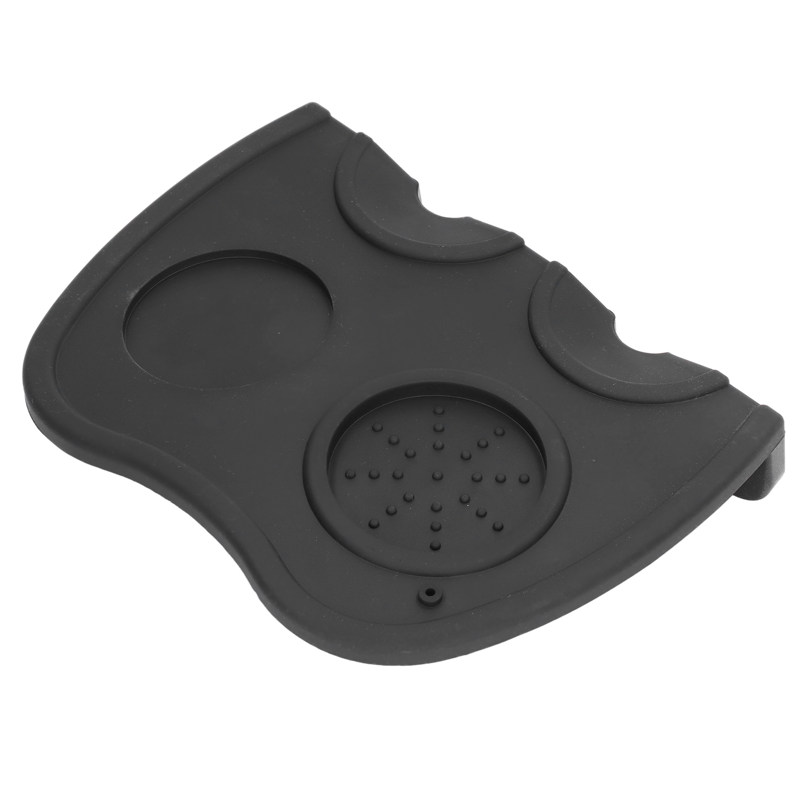 Silikon-schutzmatte Für Kaffeetamper, Rutschfeste Matte Mit Zwei Löchern, Multifunktionale Aufbewahrungsmatte