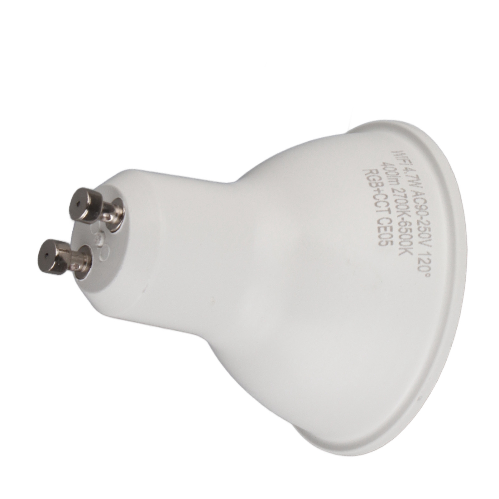 Tuya Wlan-led-lampe, Rgb+ww, Dimmbar, 4,7 W, Gu10-sockel, Weitbereichsspannung Ac 90–250 V, Smart Home
