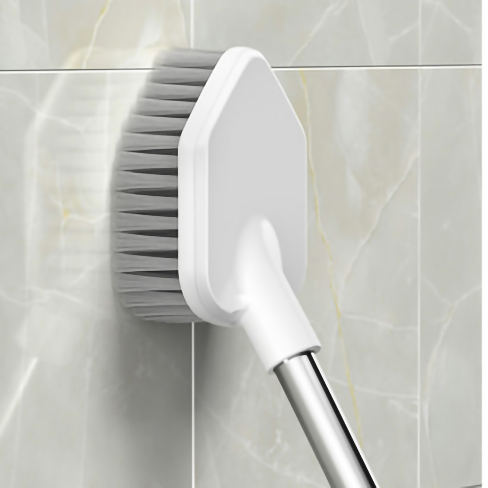 Set Aus 2 Wanben Toilettenbürsten, Doppelter Silikonkopf Und Harte Borsten, Kreative Wandreinigung, Designer-hänge-set Für Den Haushalt.