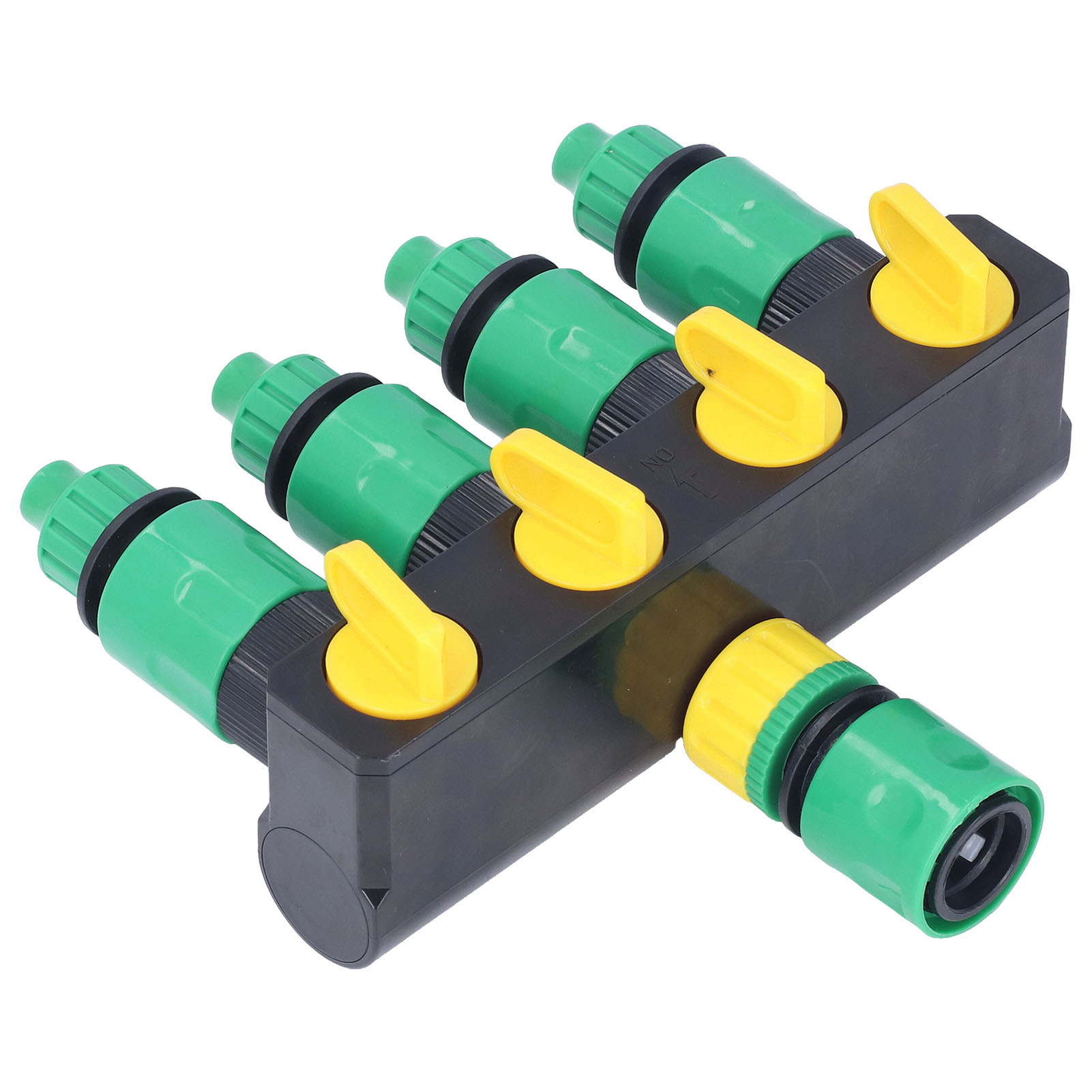 Gartenarmaturen Mit 1-in-4-verteiler, Schnellanschluss, Pflanzensprenger, Bewässerungsset Für Terrasse Und Garten