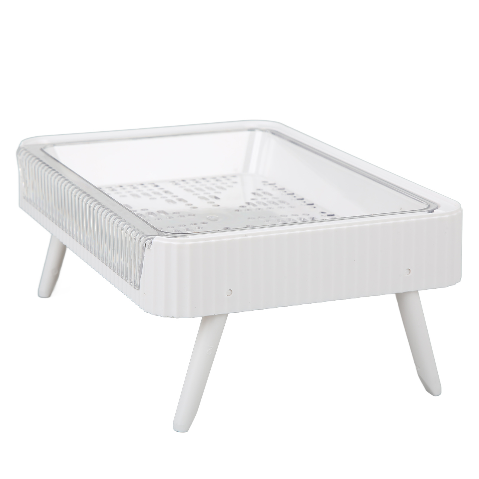 Aufbewahrungsglashalter Für Tassen Und Gläser, Kunststoff-tischständer, Einzelnes Abtropfgitter, Kleine Größe, Ideal Für Zuhause.