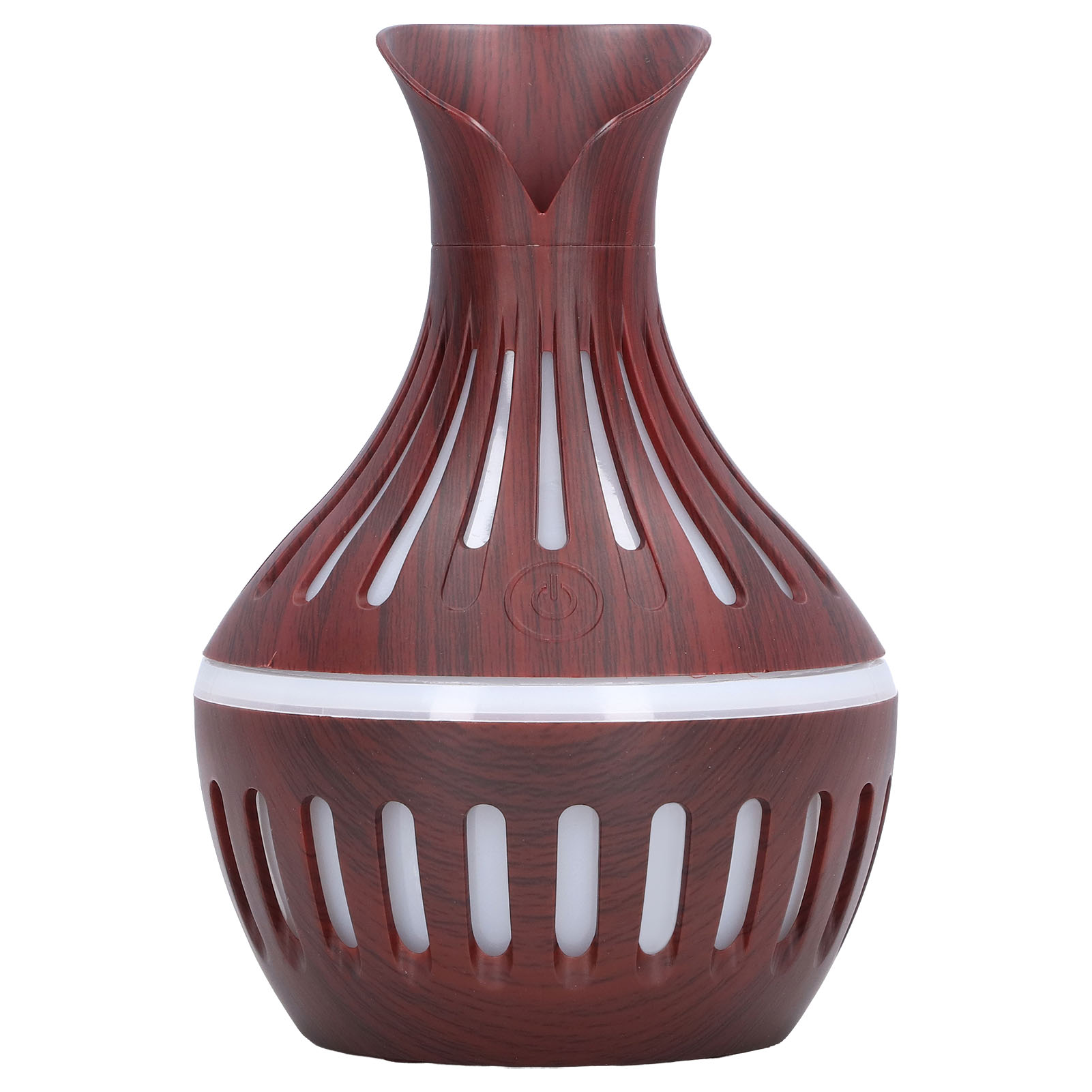 300 Ml Ätherischer Öldiffusor, Holzoptik, Stimmungsvolles Nachtlicht, Usb-aromatherapie, Ausführung In Dunklem Holz.