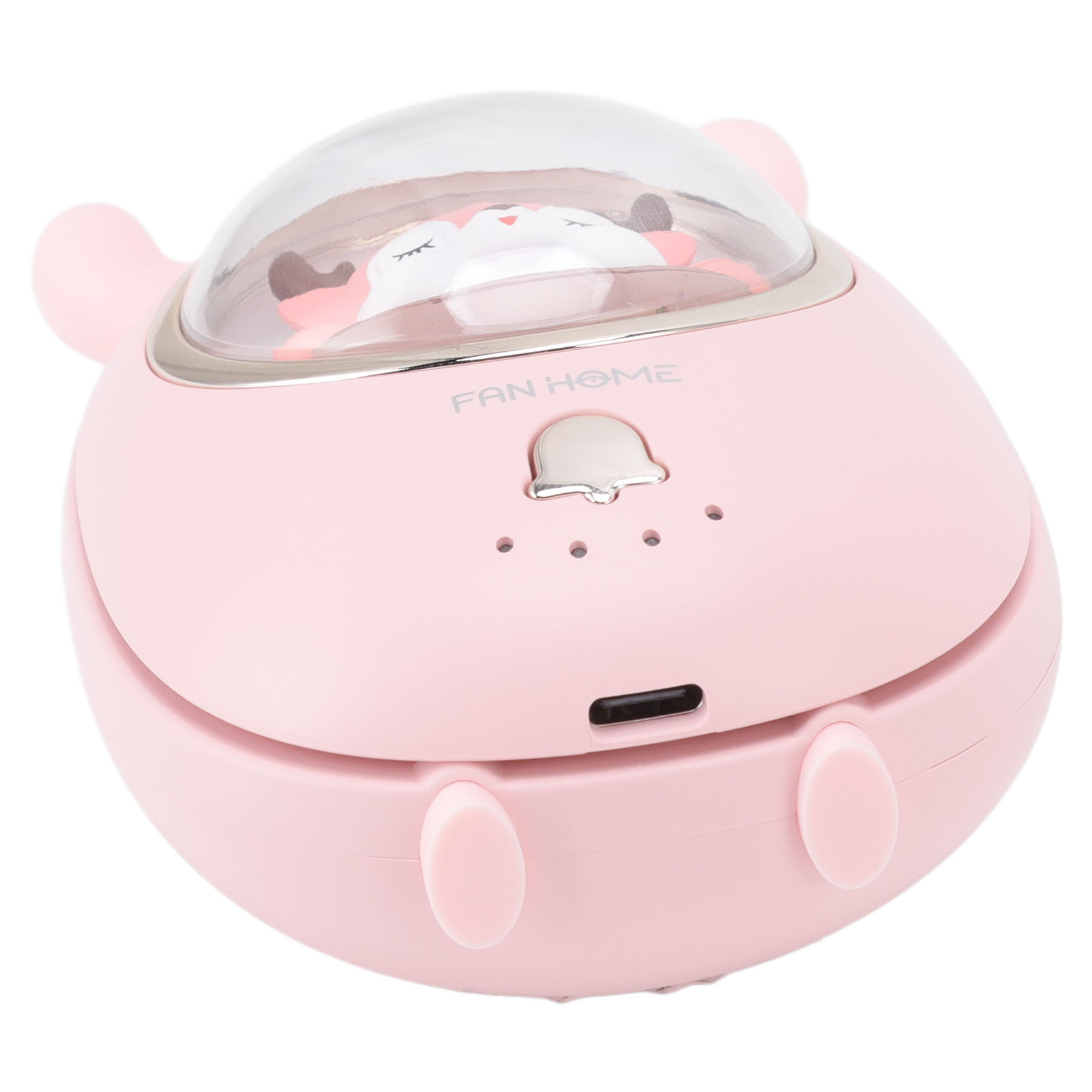 Halsband Mit Blattlosem Ventilator Für Haustiere, Tragbarer Mini-ventilator Mit Nachtlicht, Usb-aufladbar (eingebauter Akku Enthalten)