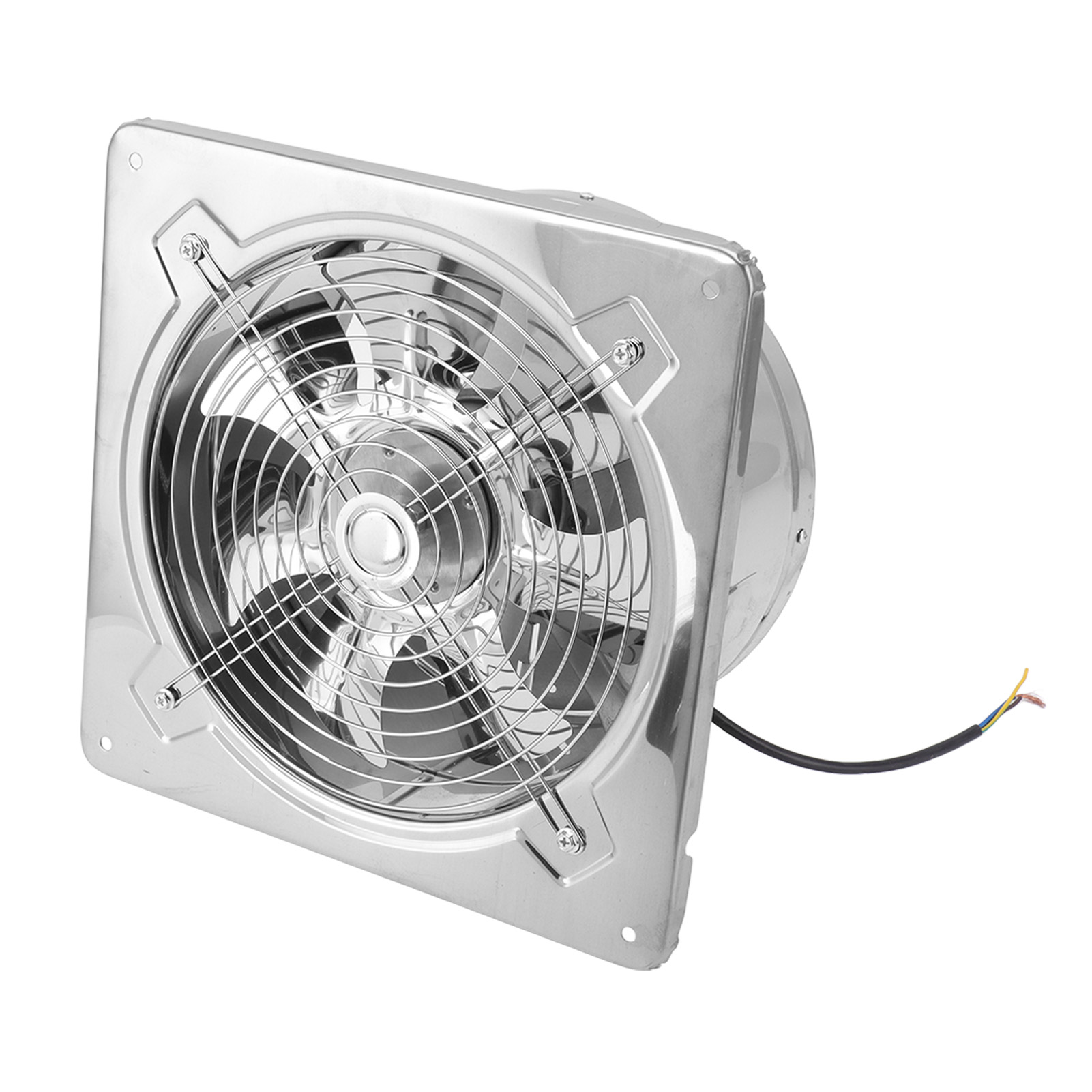 220v 100w Edelstahl-küchenabzugshaube 300x300mm Industrieller Luftabzug Badezimmerlüftung 10 Zoll Modell (sehr Schwer)