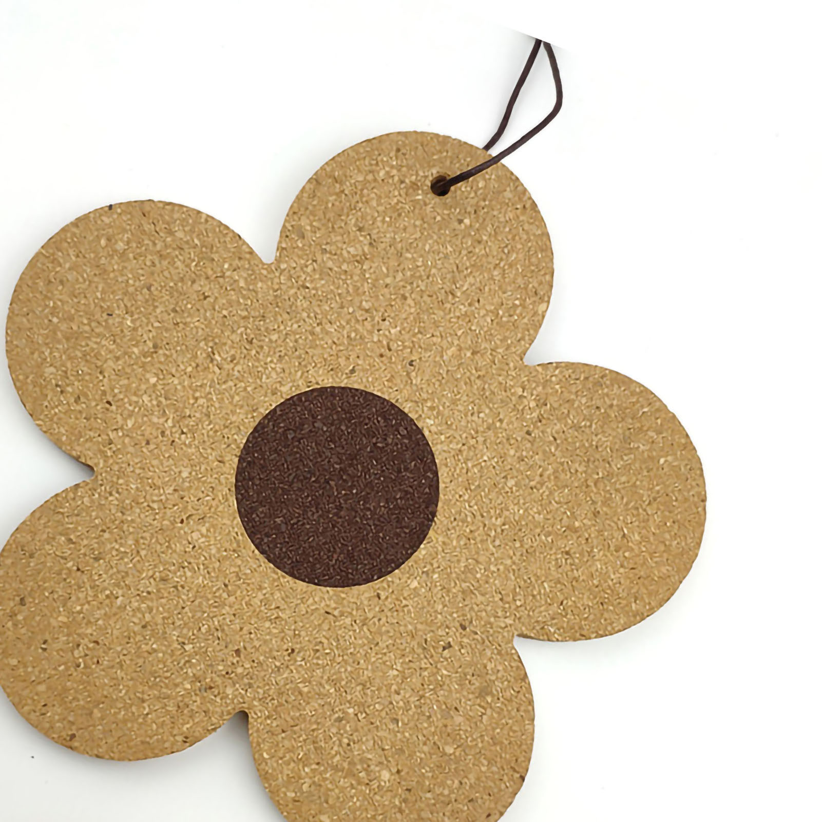 Set Mit 6 Kork-blumenuntersetzern, Große Skandinavische Tischsets, Rutschfester Küchenuntersetzer, Dekorativer Untersetzer, Ideal Für Töpfe Und Tassen.